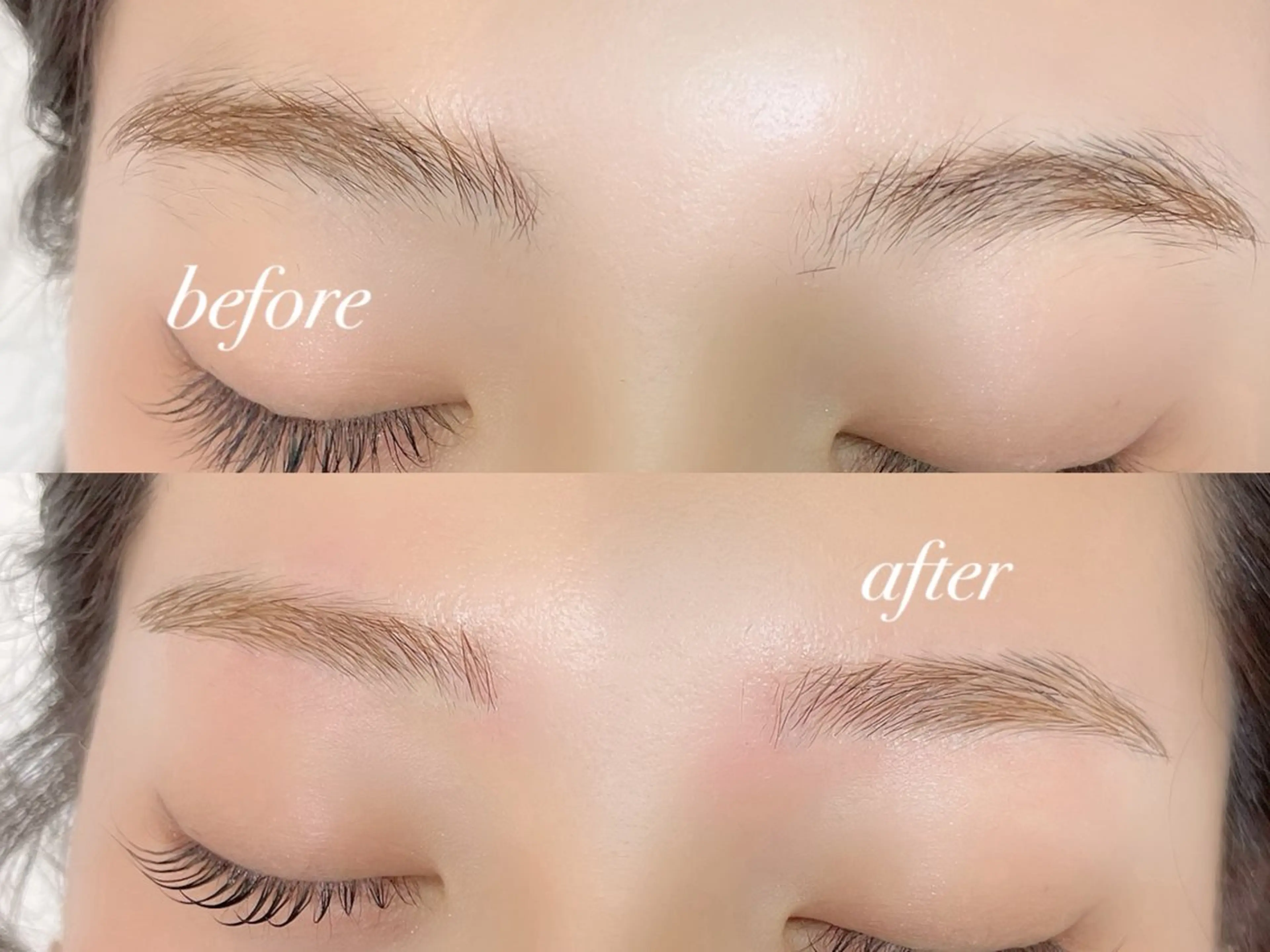 アイブロウ ワックス脱毛 眉カット Occhi所属・☘️Occhi ☘️のマツエク・マツパデザイン