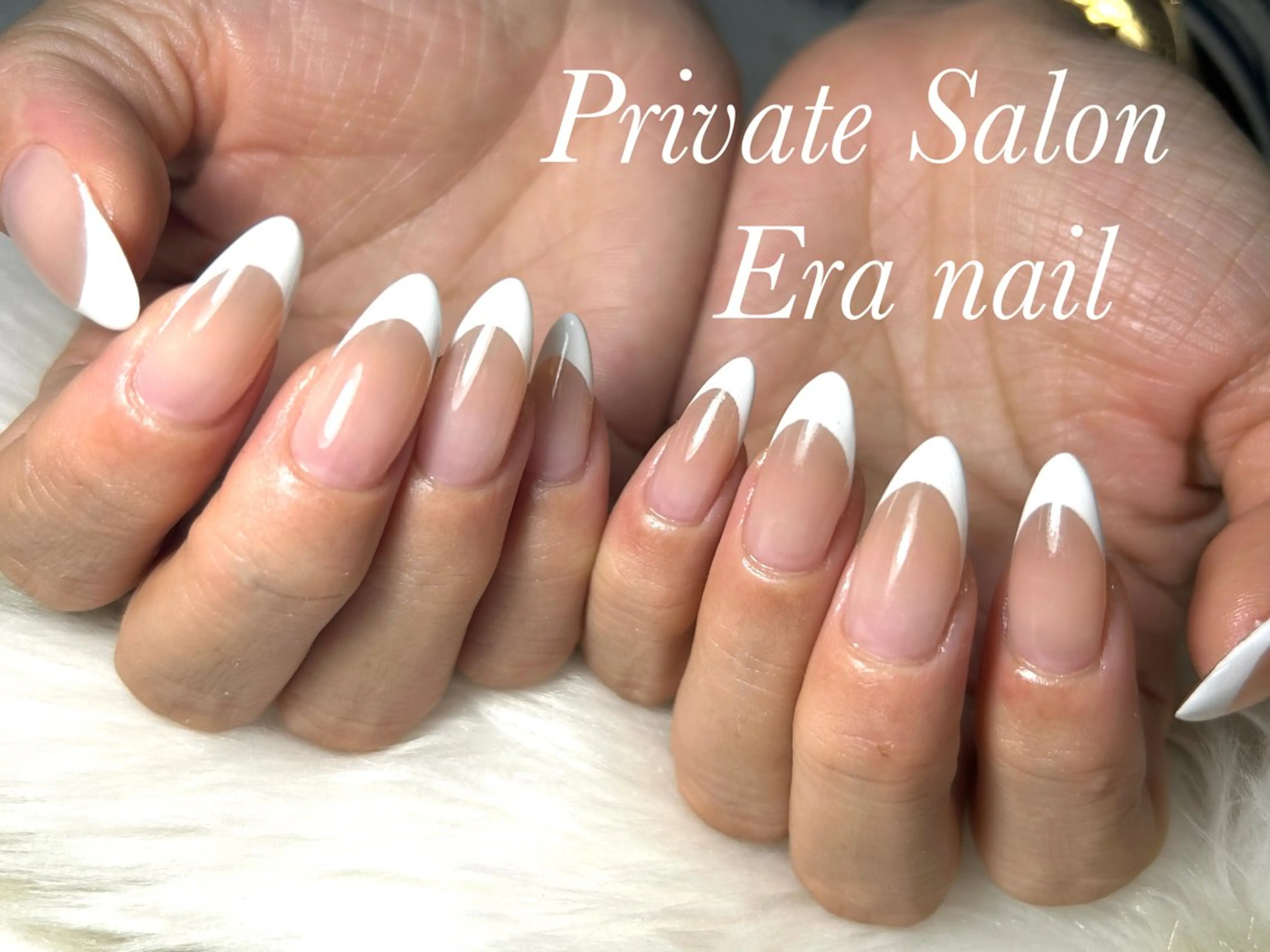 ネイル フレンチネイル ハンドネイル Era nailのネイルデザイン