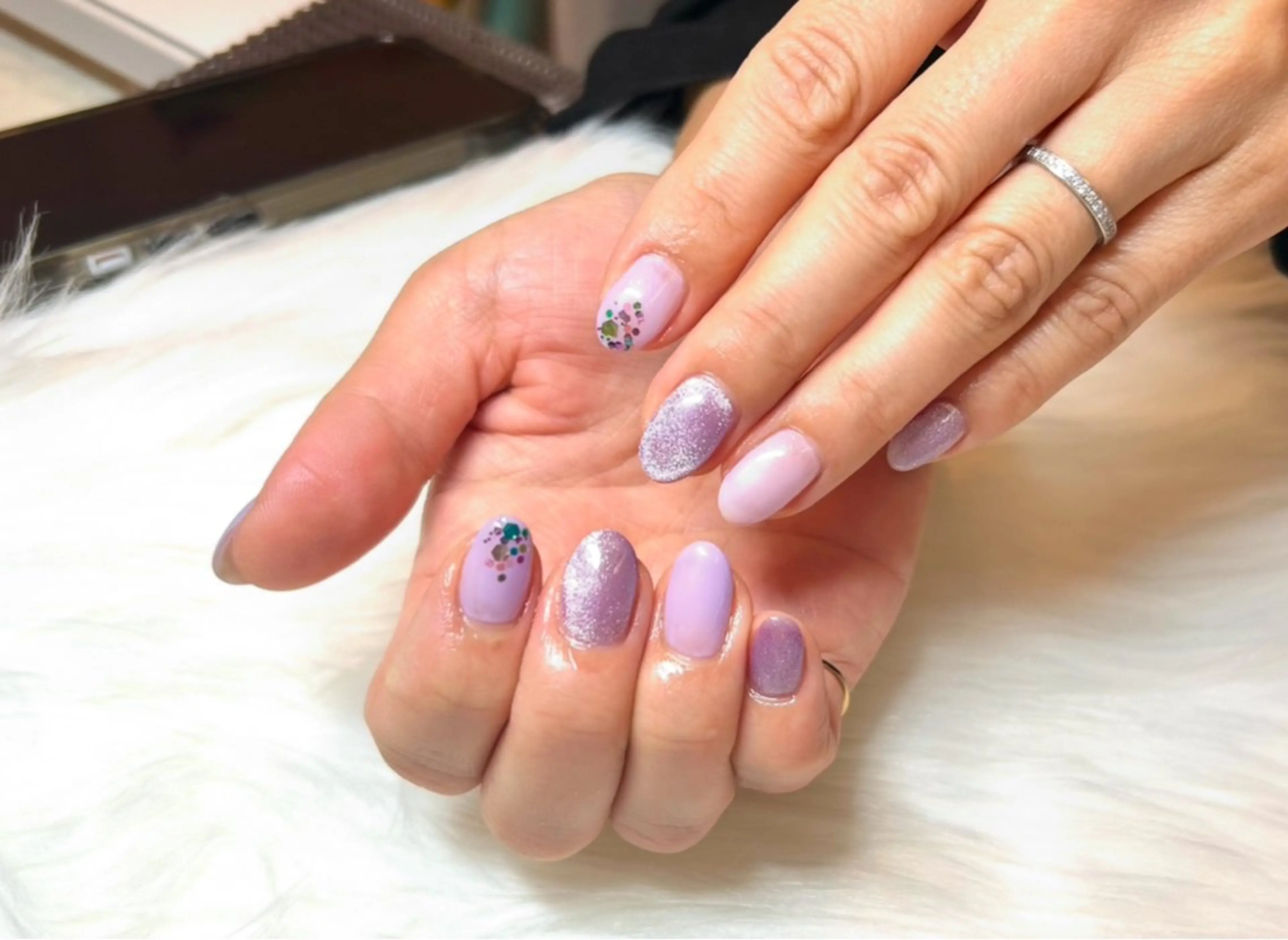 ネイル 持ち込み ニュアンスネイル オフィスネイル シンプルネイル 頑張る女性の味方✴︎ M.i　nail ♡のネイルデザイン