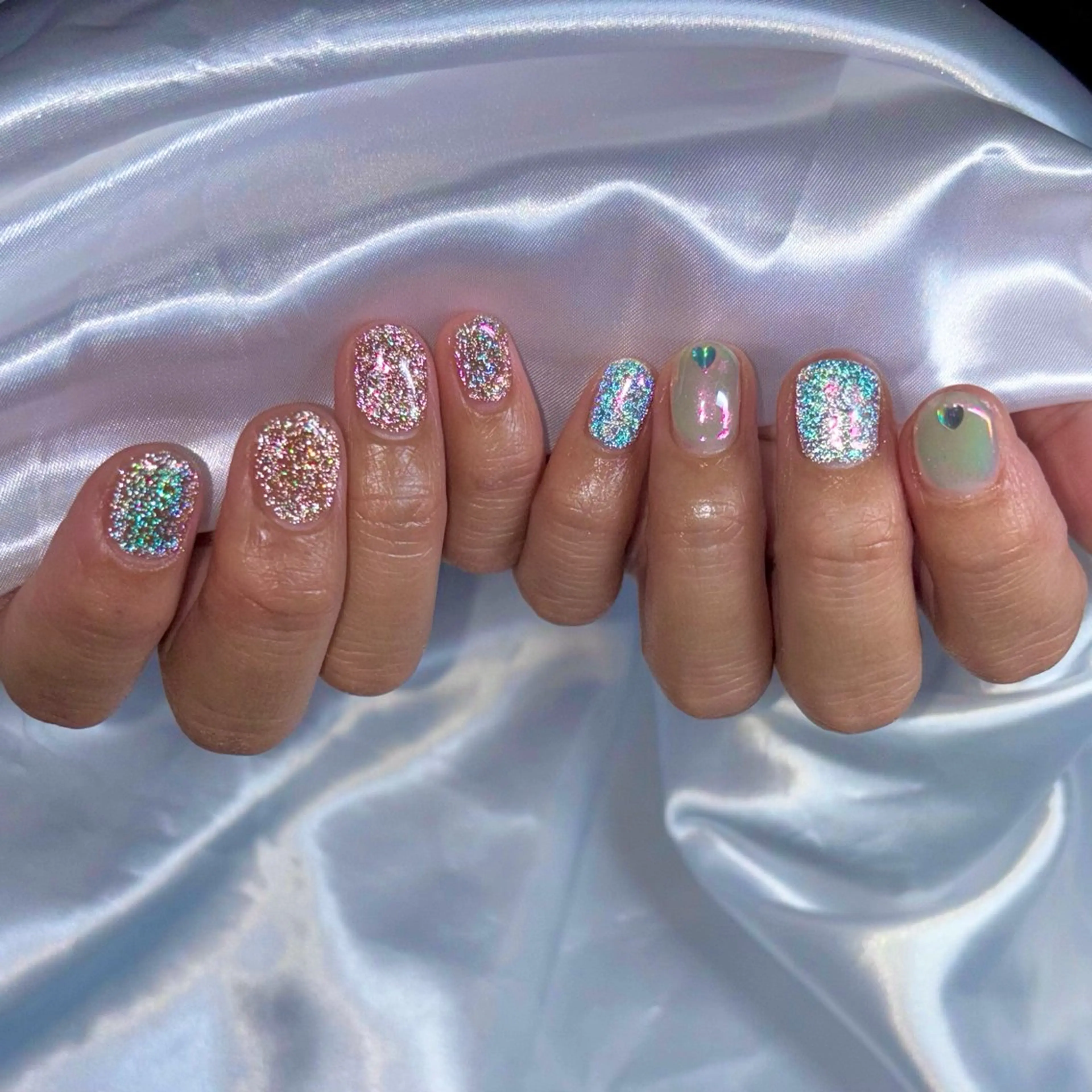 ネイル フラッシュネイル 持ち込み 山田 麻樹のネイルデザイン