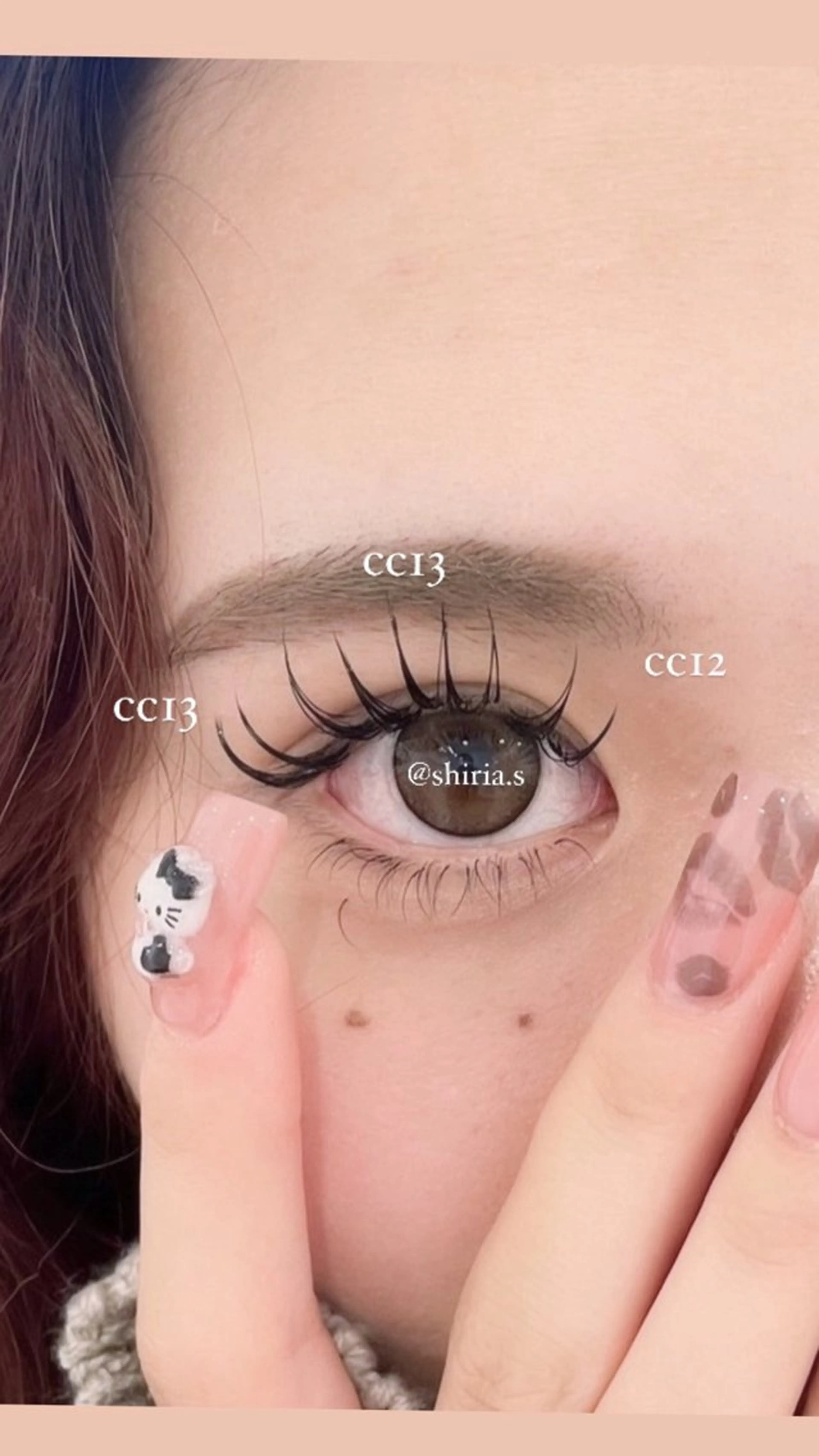 マツエク・マツパ shiria .sのマツエク・マツパデザイン