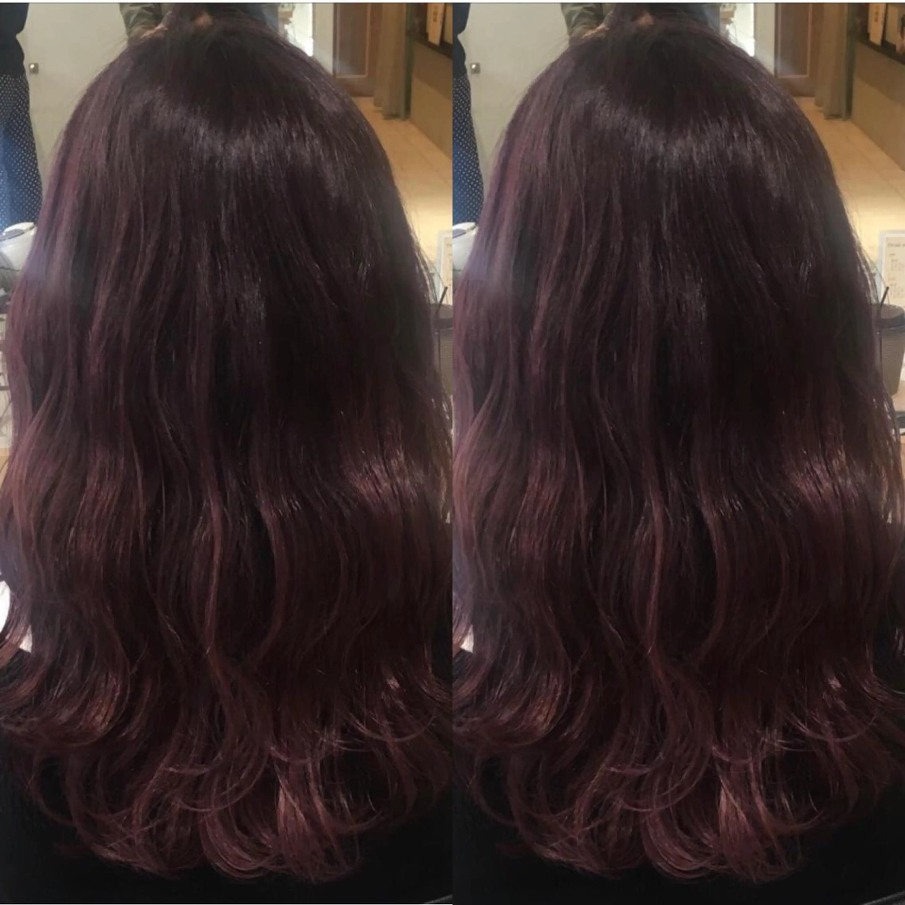 ロング カラー 荒木 依莉亜のヘアスタイル