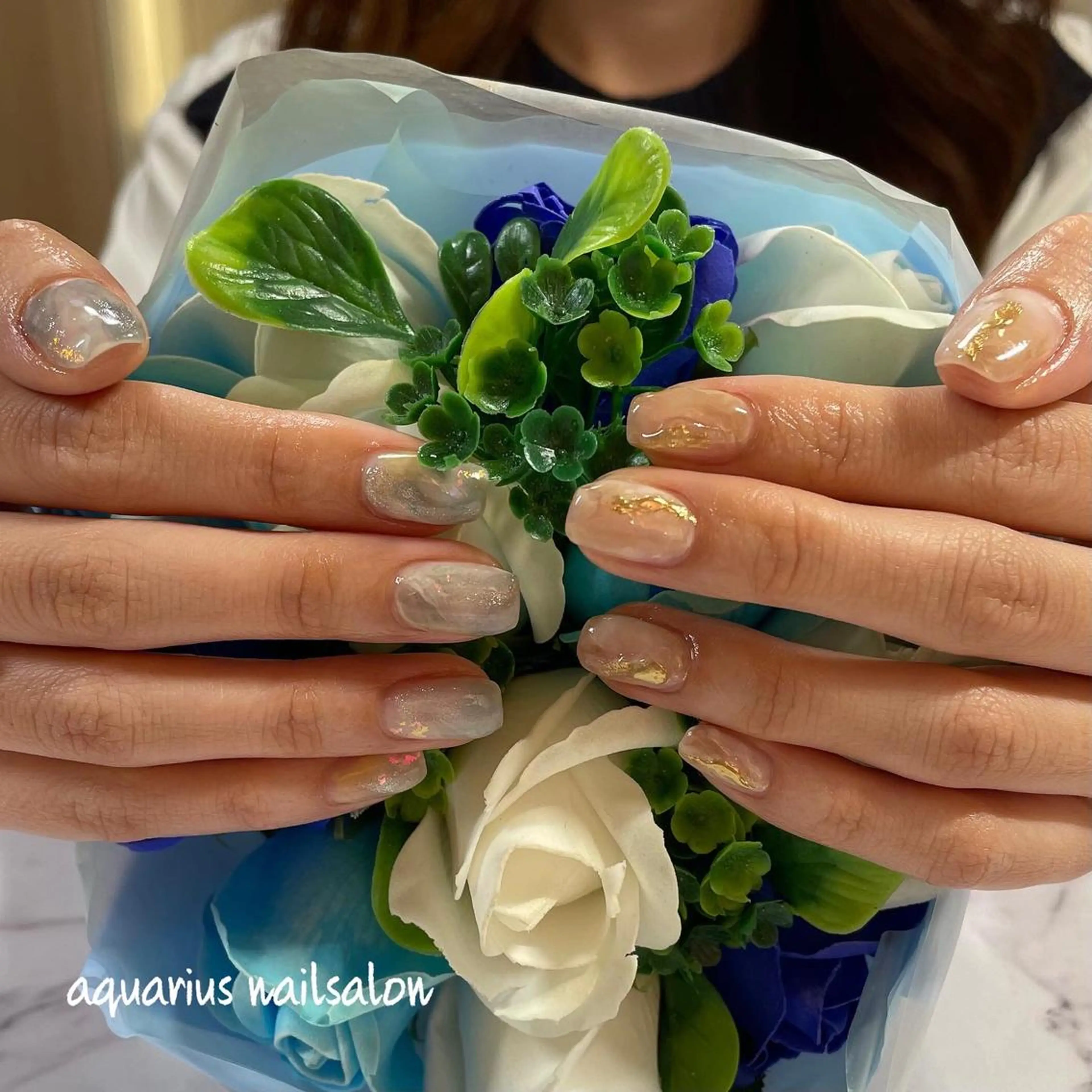 ネイル ニュアンスネイル 奥園 良恵のネイルデザイン