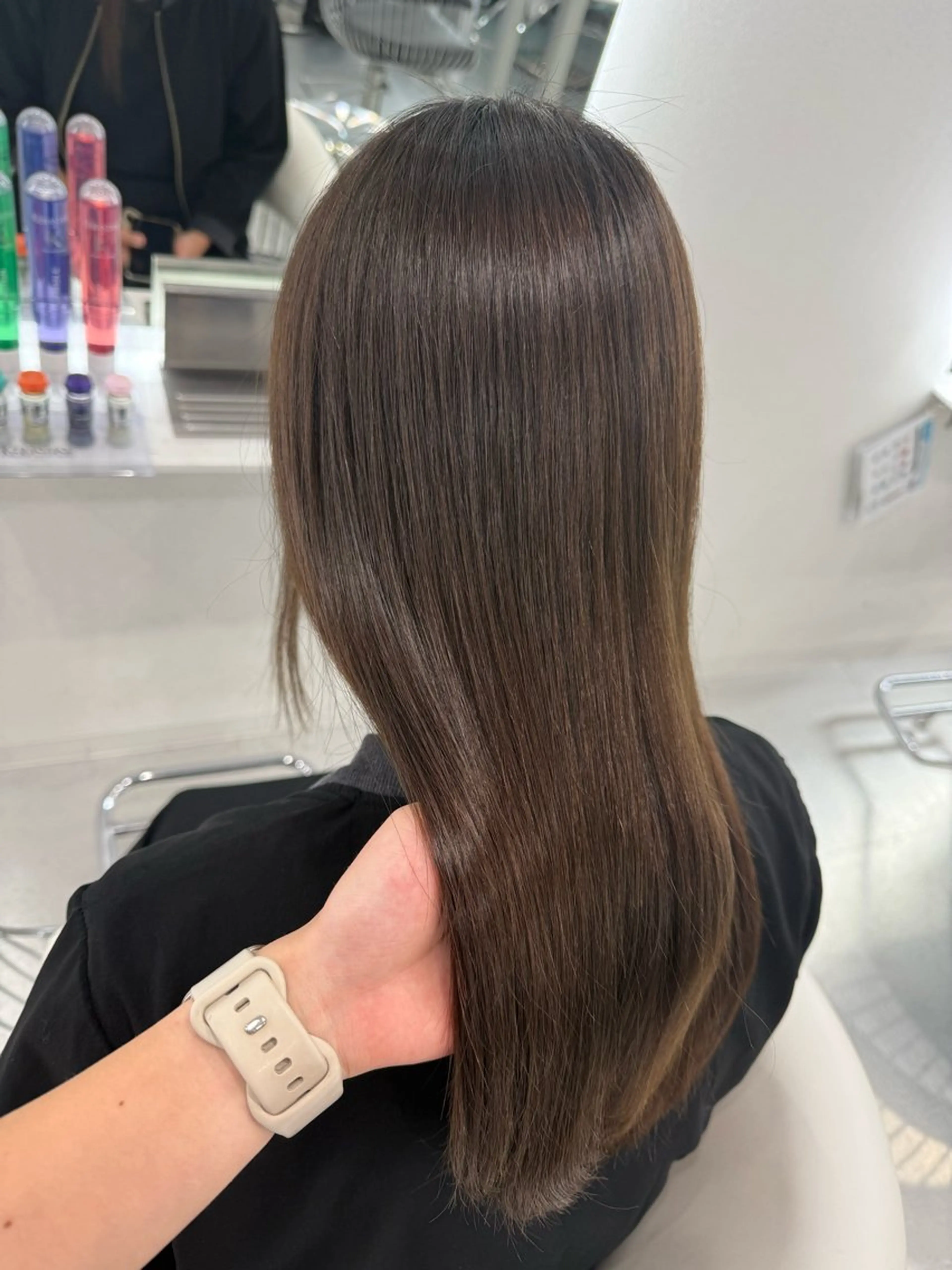 カット+艶カラー🫧前処理トリートメント付の写真