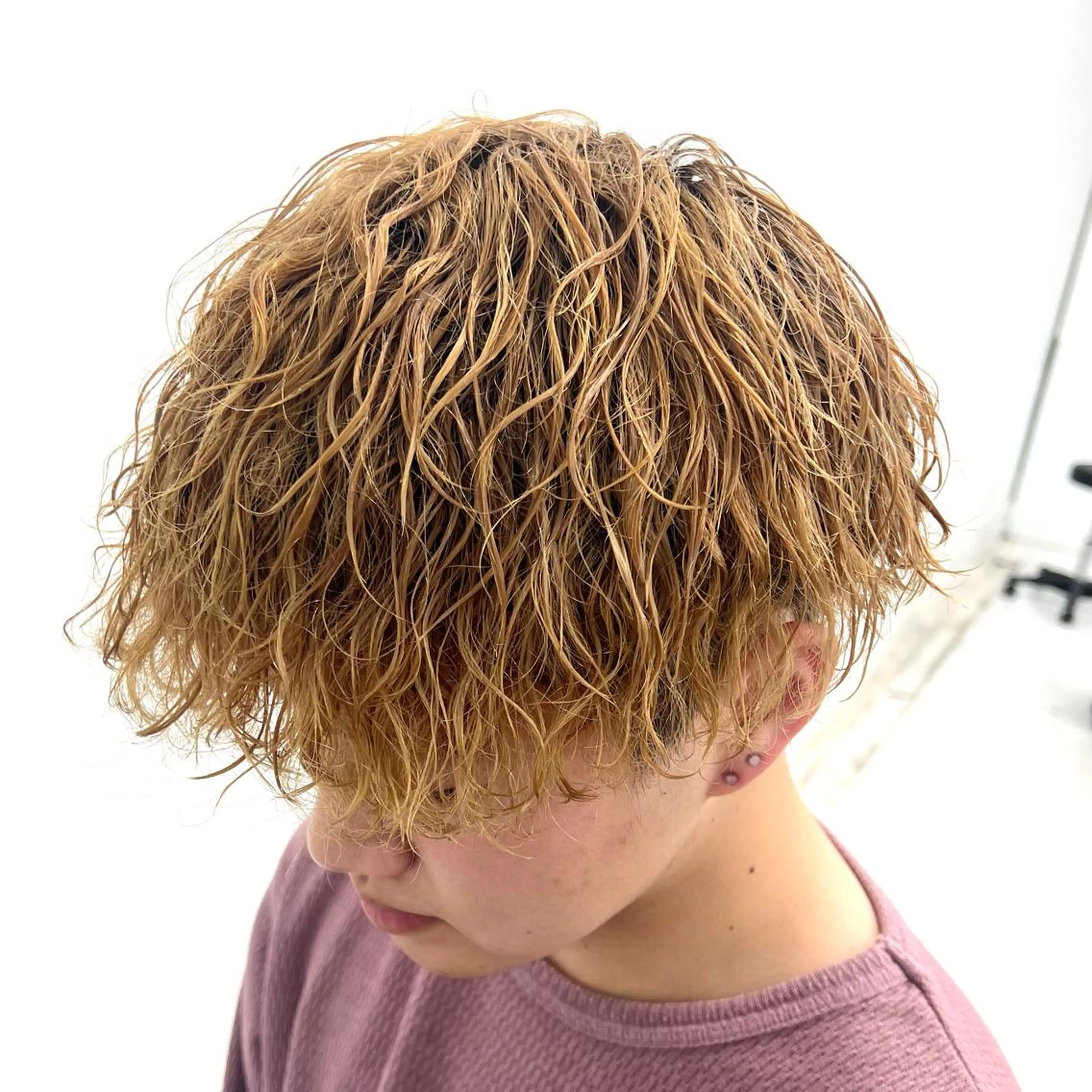 パーマ メンズ メンズブリーチ メンズパーマ カット パーマ 柏メンズカットパーマ NO.1タイチのヘアスタイル