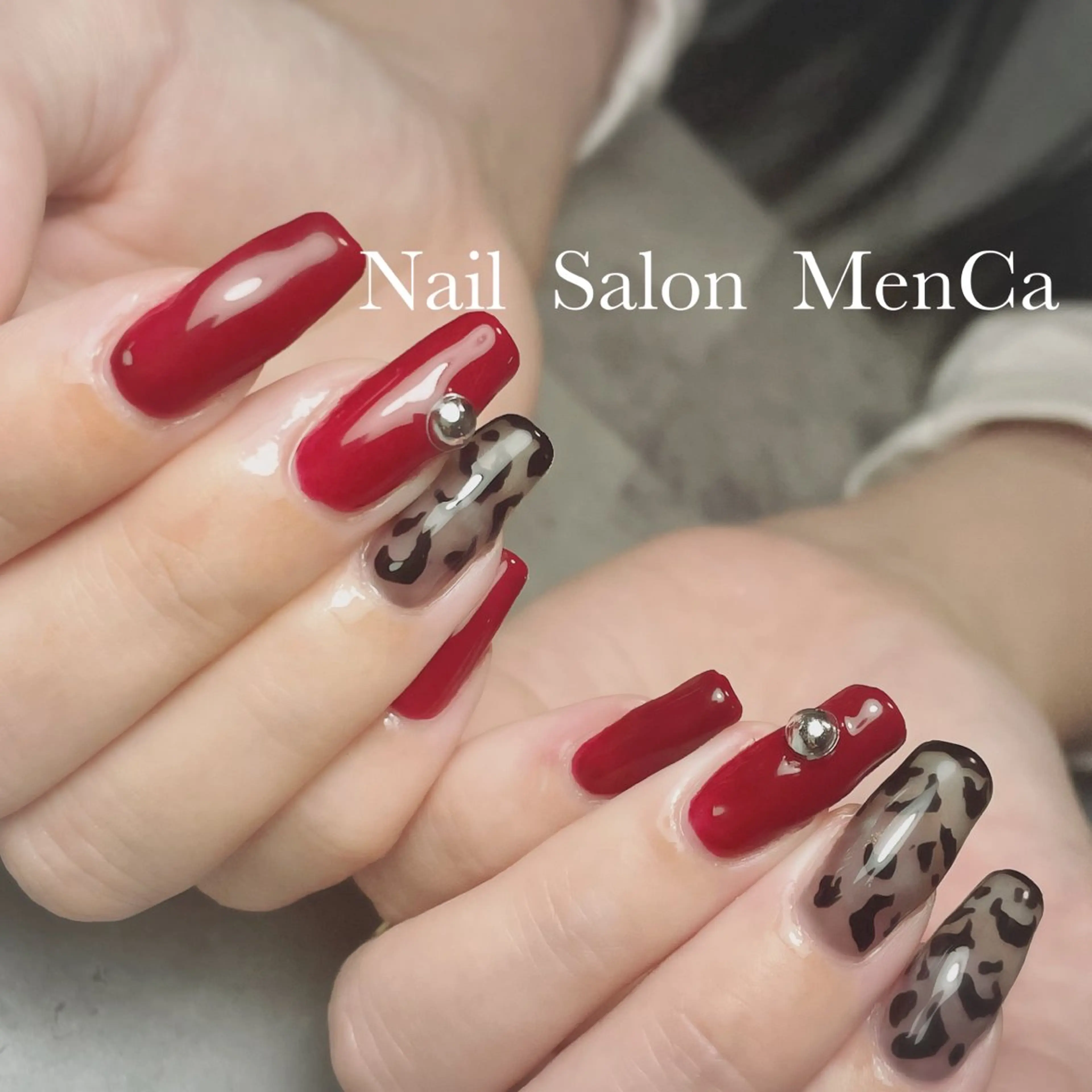 ネイル アニマル柄 ハンドネイル 江崎 景子のネイルデザイン