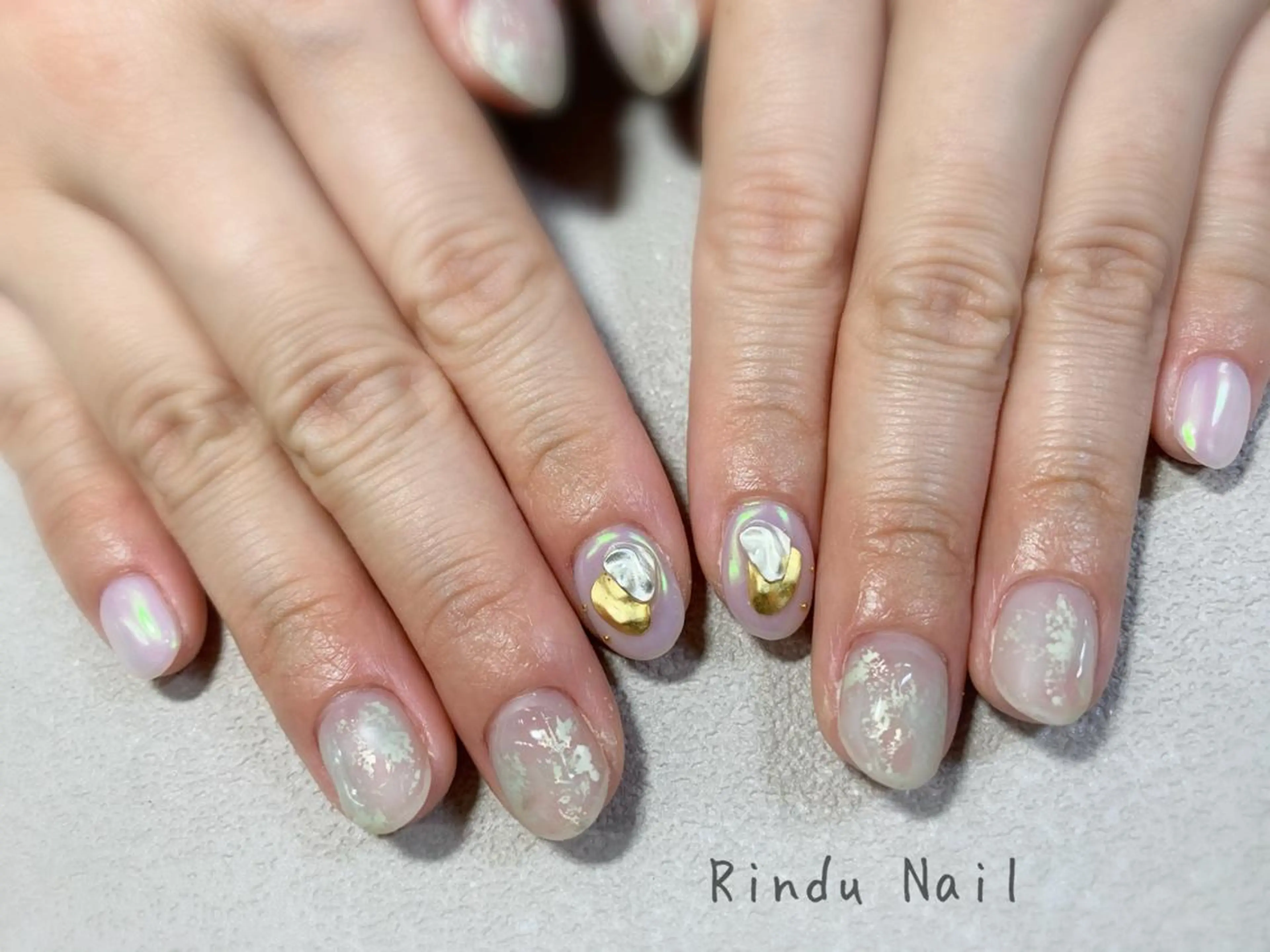 ネイル ニュアンスネイル Rindu Nail 名駅miniのネイルデザイン