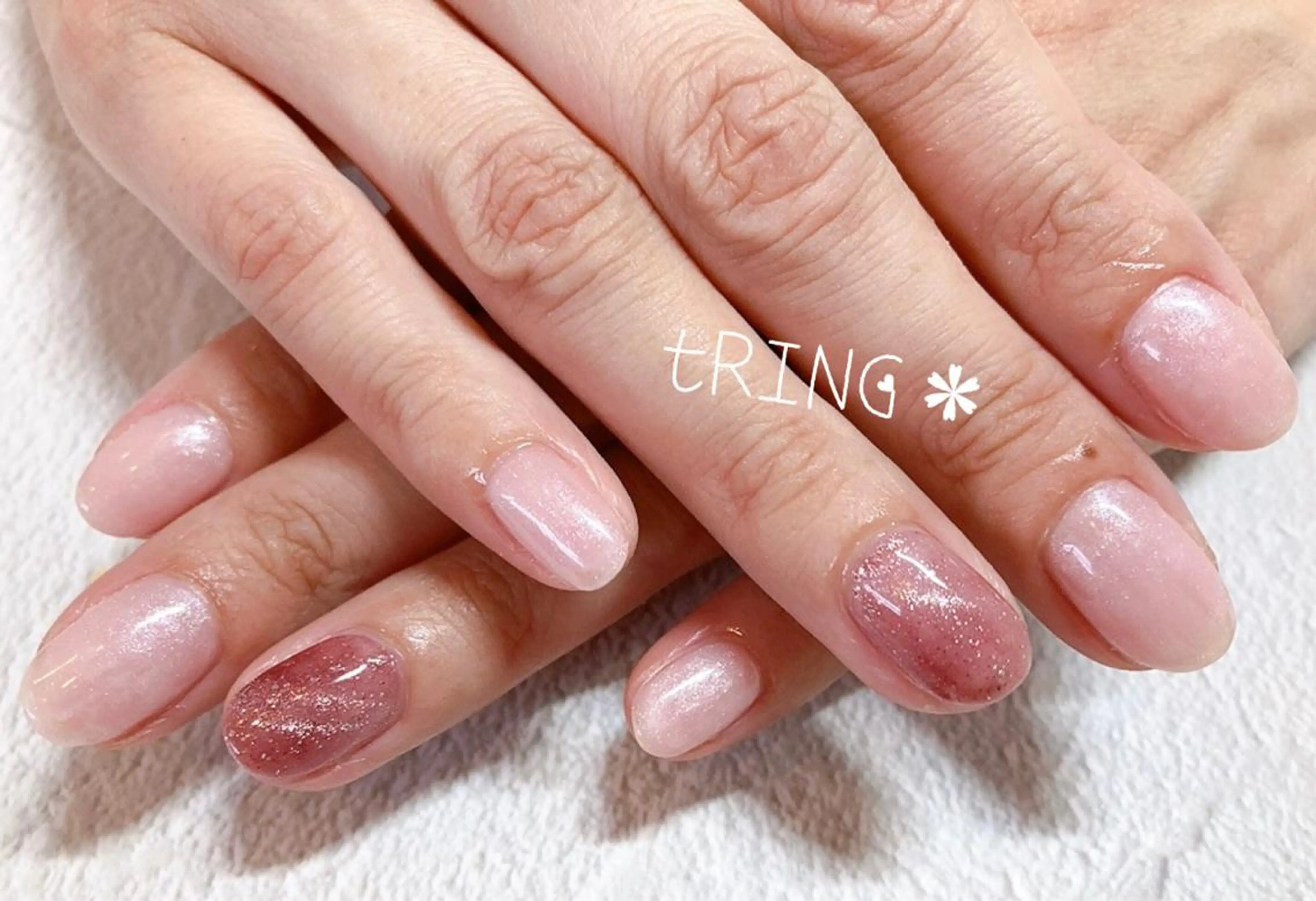 ネイル ハンドネイル tRING＊ しいの木台のネイルデザイン