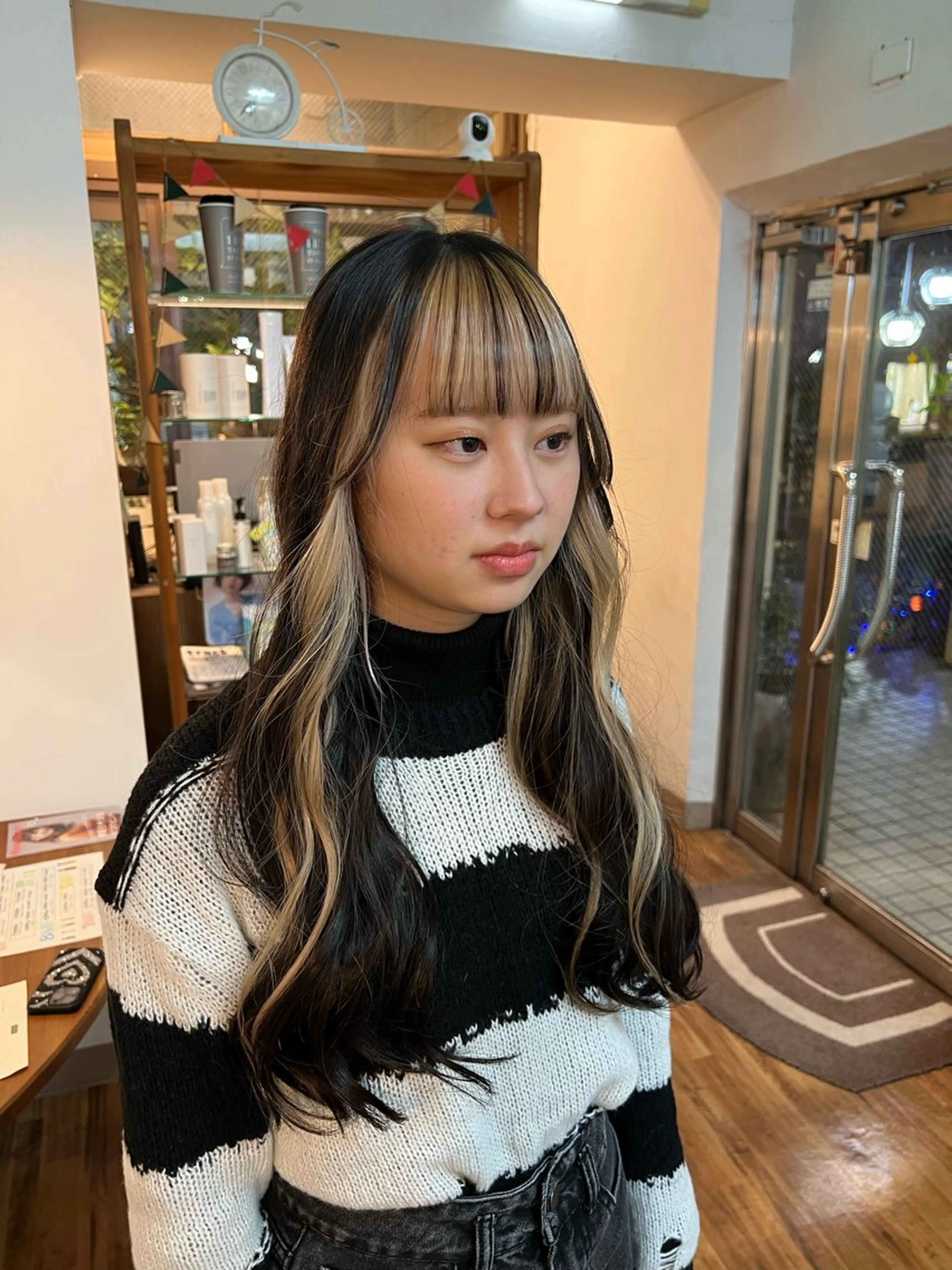 ロング カラー ヘアカラー 【髪質改善/縮毛矯正 /カラー】ホサカのヘアスタイル