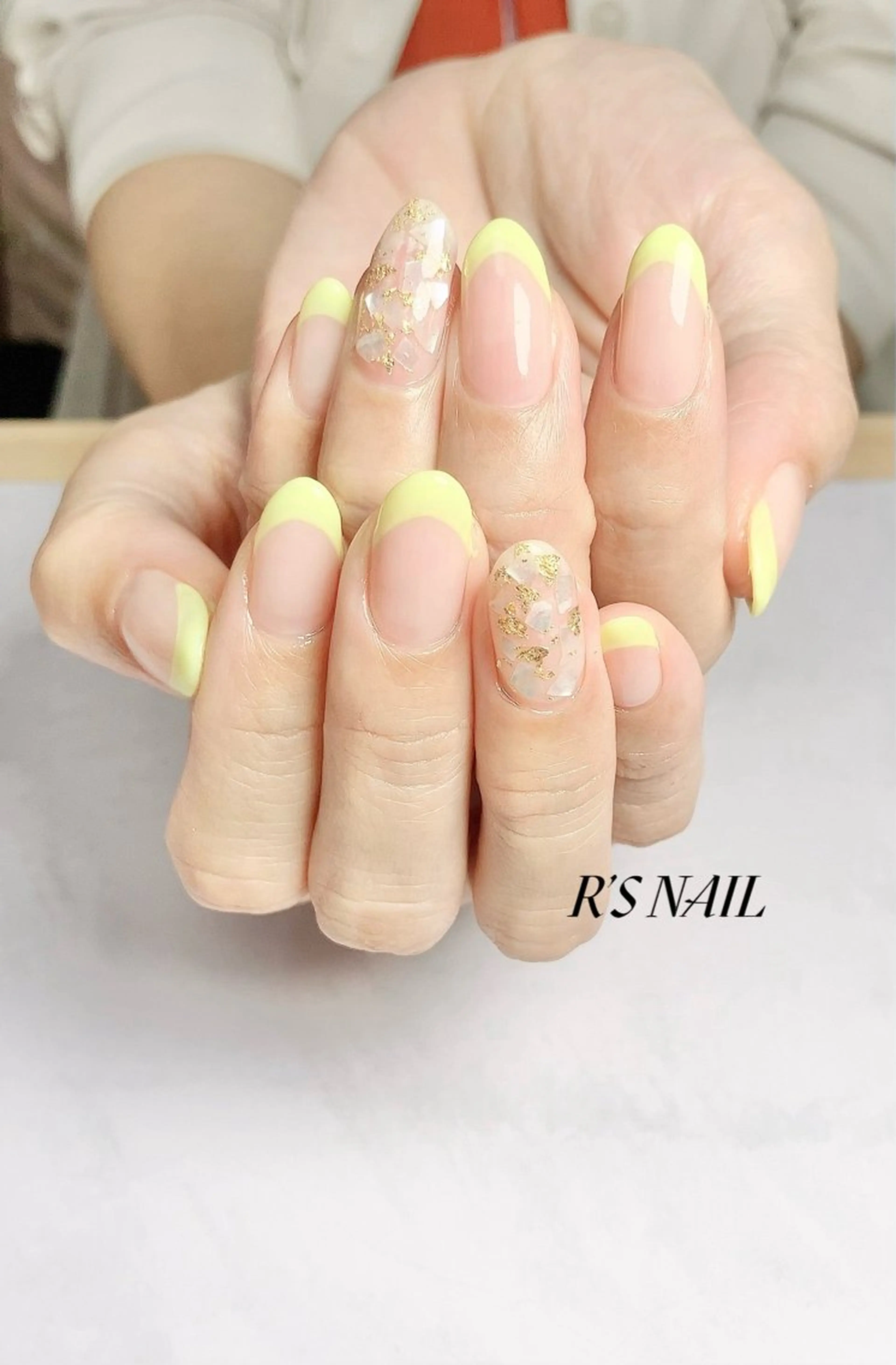 ネイル フレンチネイル ジェルネイル オフィスネイル シンプルネイル 夏ネイル R‘S NAIL nail salonのネイルデザイン