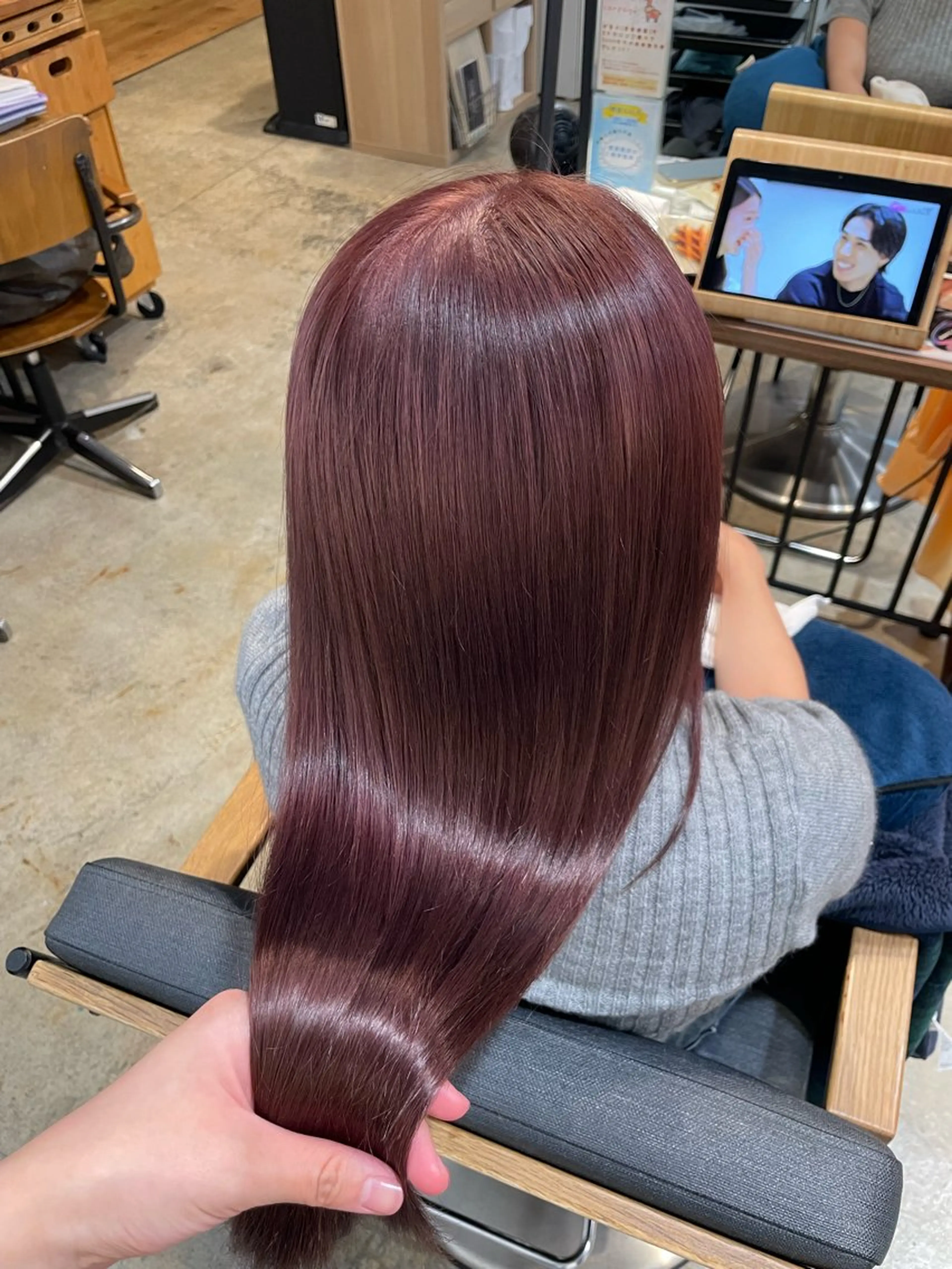 ロング カラー ラベンダーカラー ラベンダーピンク ピンクカラー カット ヘアカラー トリートメント 髪質改善カラー🪡✨ レイヤー/ rinaのヘアスタイル