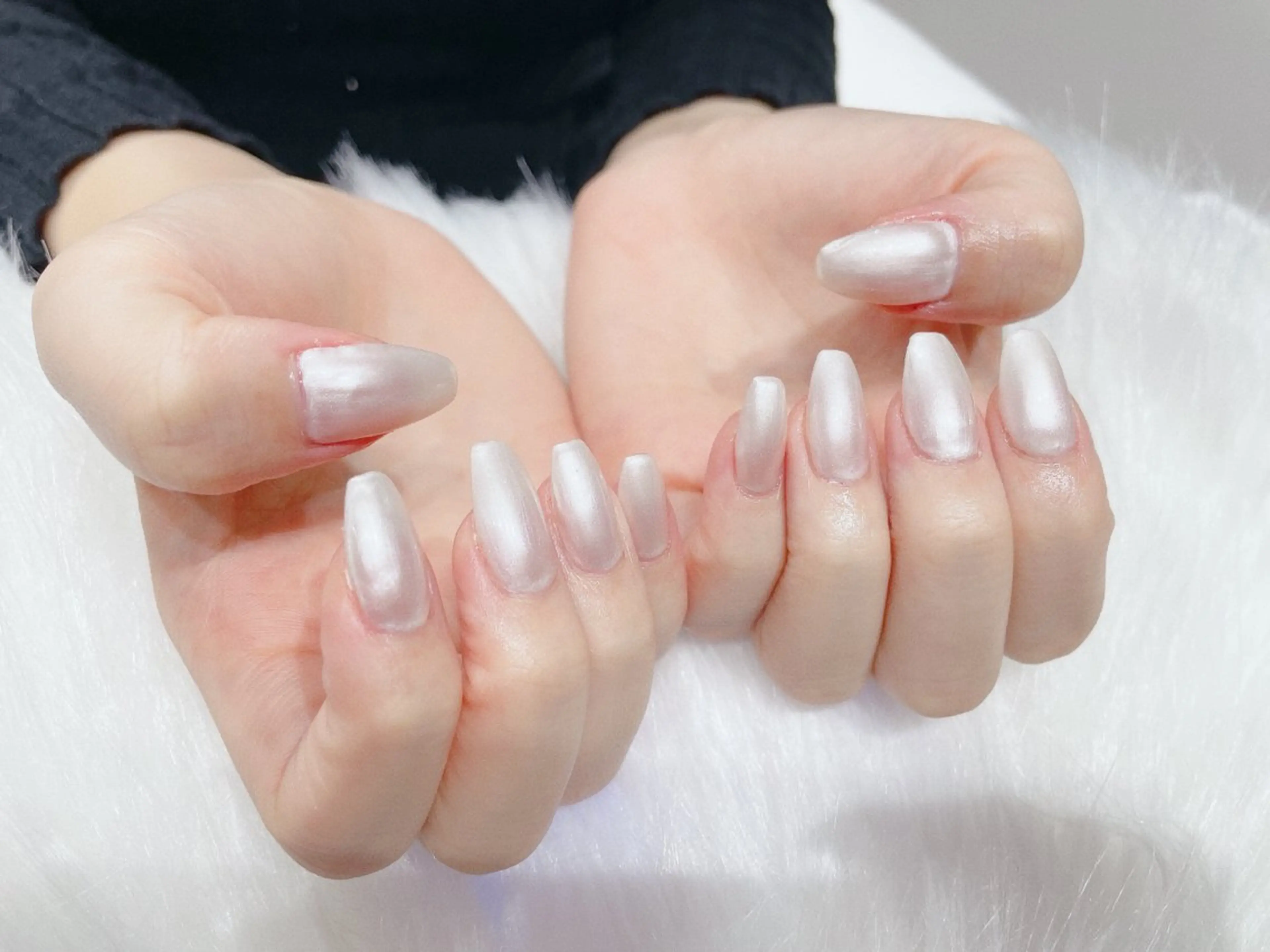 ネイル 長さ出し ワンカラーネイル ネイルチップ リスブラン AYUMI 🍎のネイルデザイン