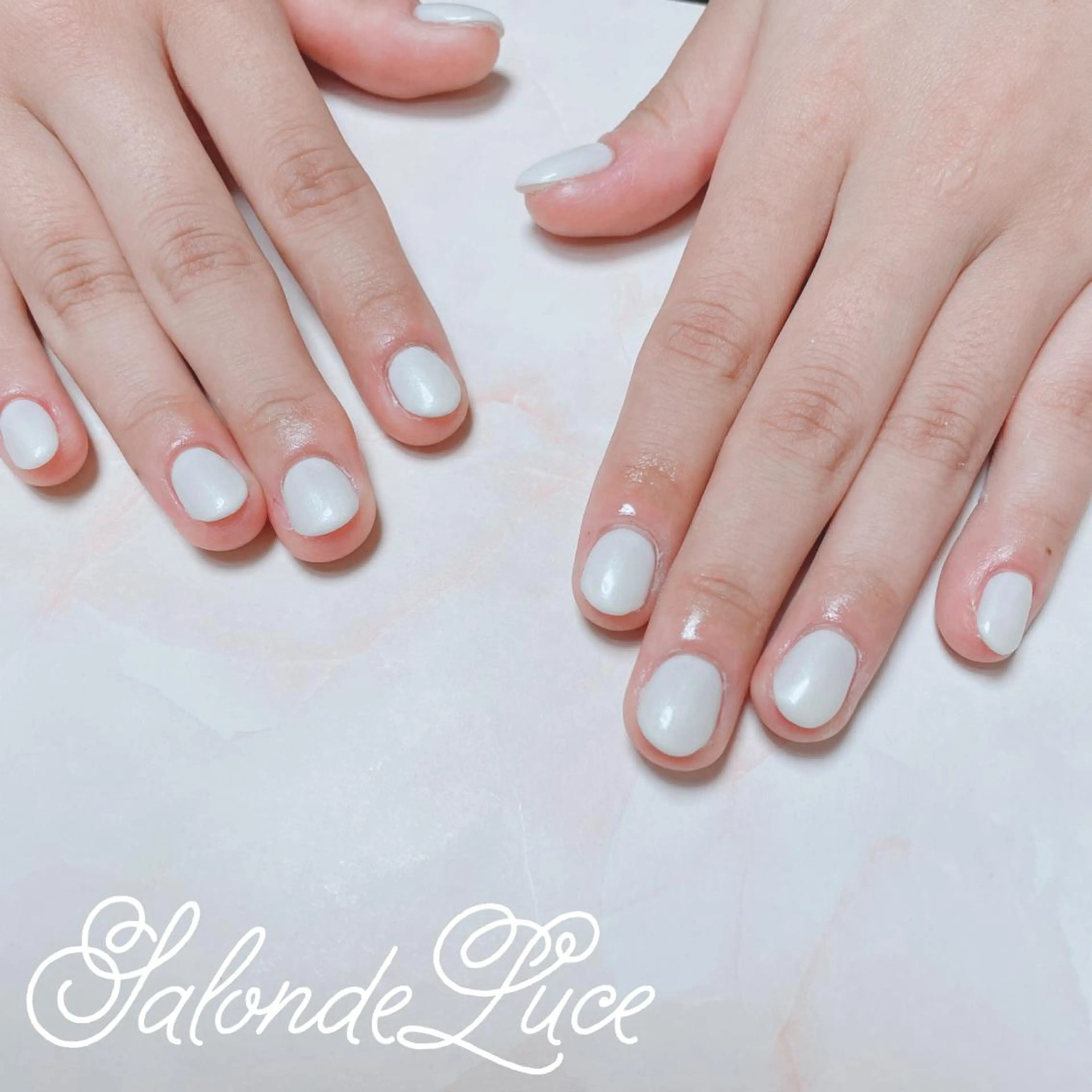 ネイル ジェルネイル ワンカラーネイル Salon de Luceのネイルデザイン
