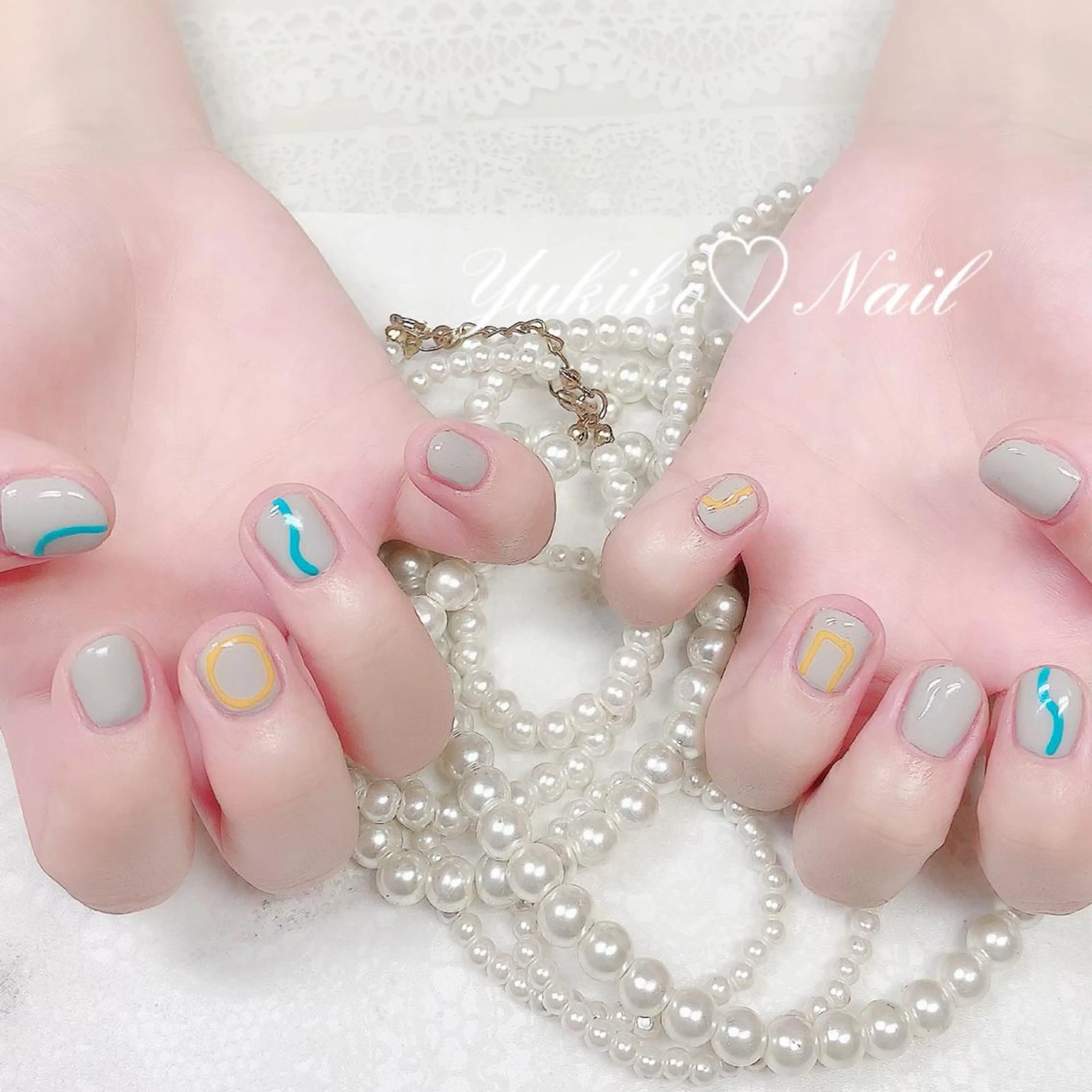 ネイル 持ち込み ニュアンスネイル ユキコ ネイルのネイルデザイン