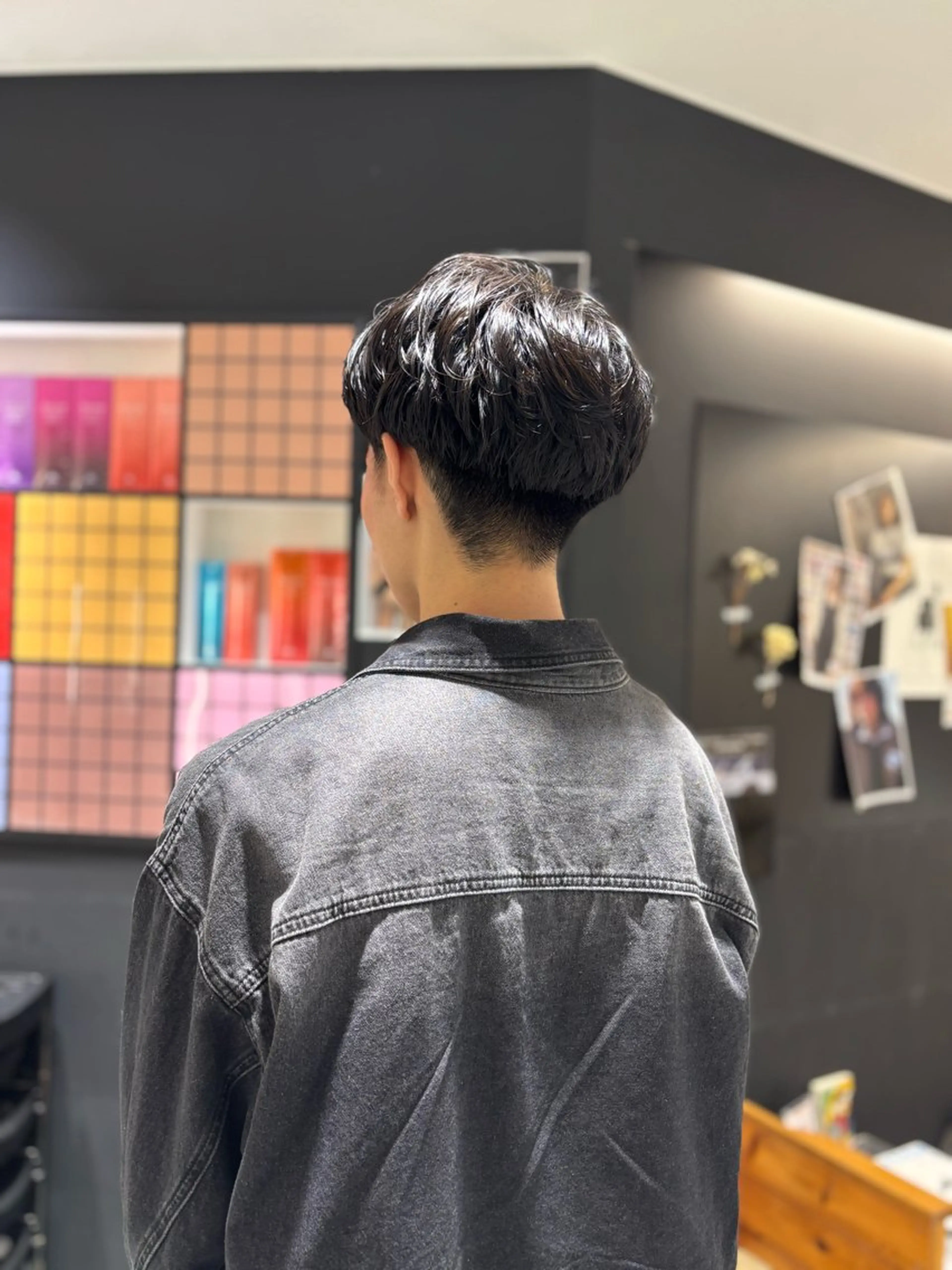 パーマ メンズ カット パーマ 菅原 佑月のヘアスタイル