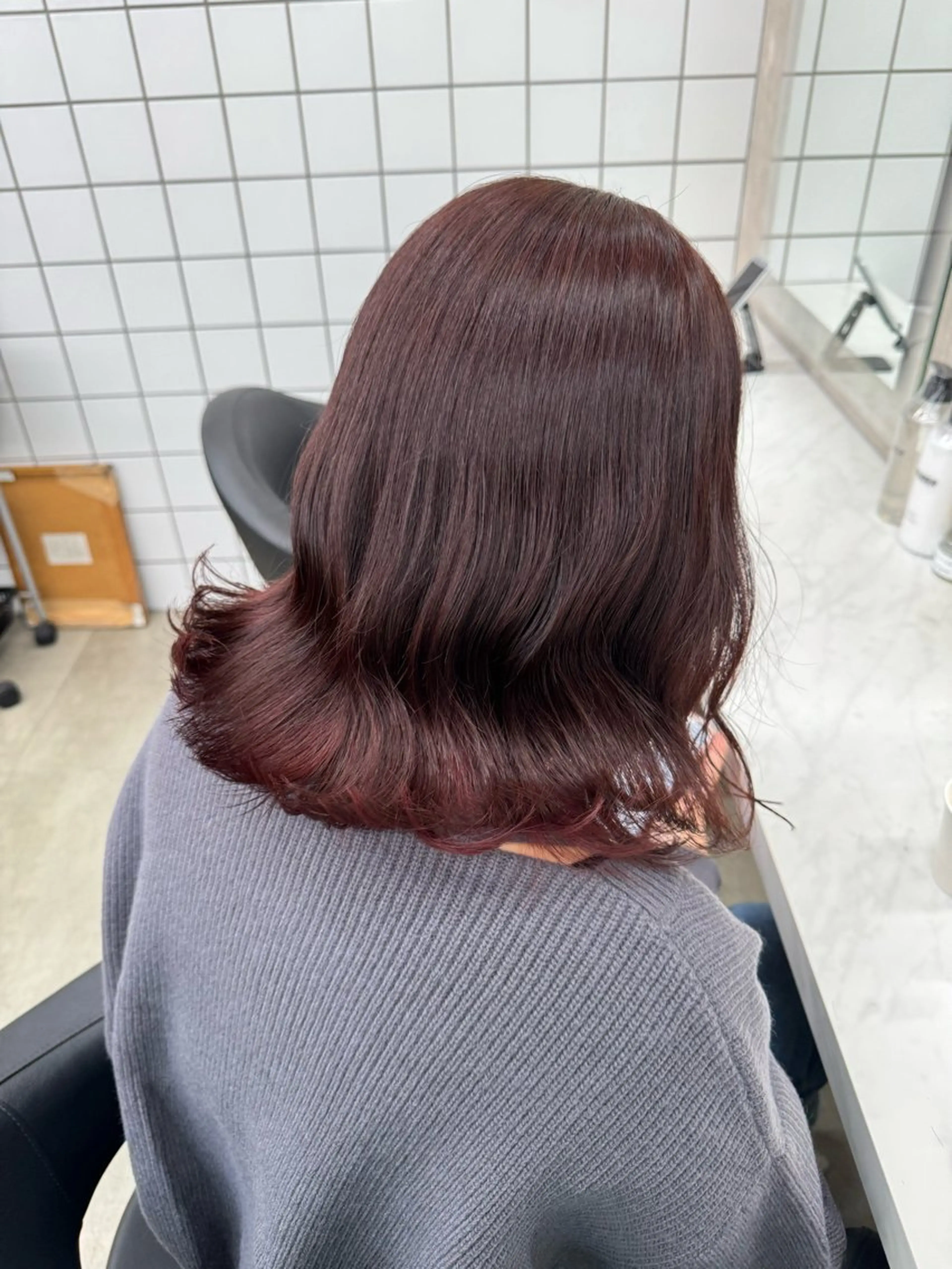 ミディアム カラー パーマ ヘアアレンジ メンズ キッズ 🩰トレンド垢抜け ヘアUNITED🩰のヘアスタイル