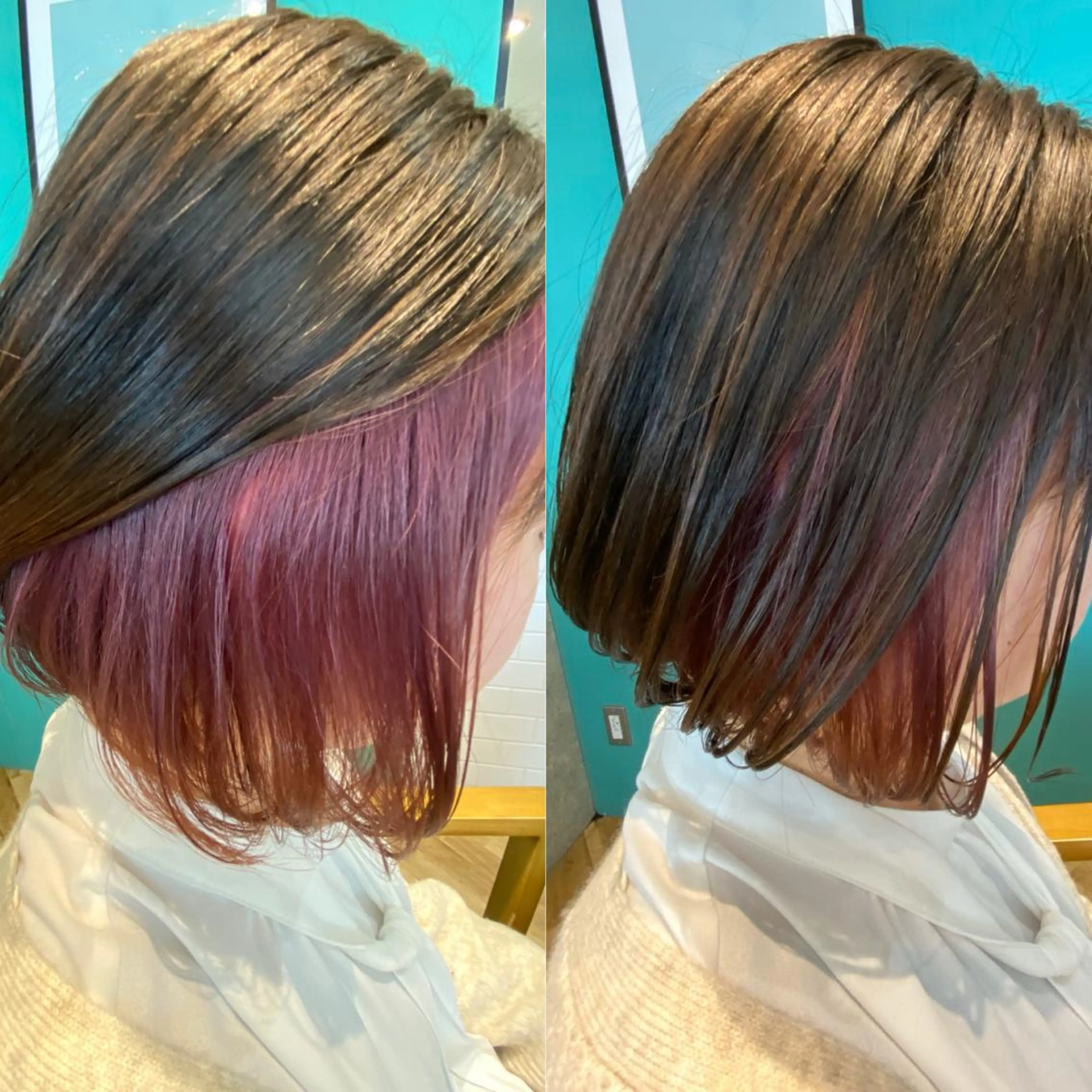 ショート 🌈髪質改善🌈 過去の1艶サラ体験✨のヘアスタイル