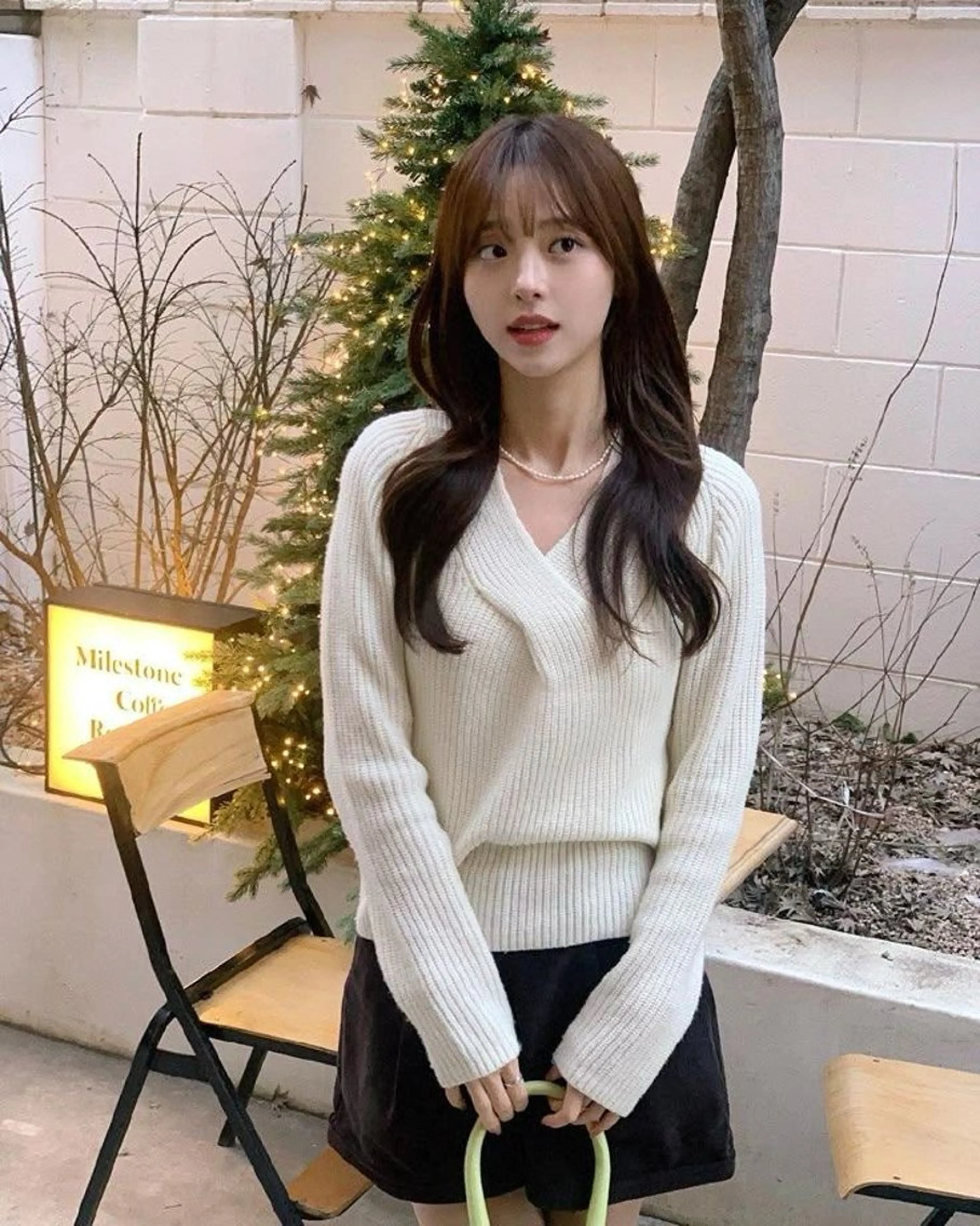 ロング カラー カット ヘアカラー トリートメント 莉乃/縮毛矯正/髪質 改善/艶カラーのヘアスタイル