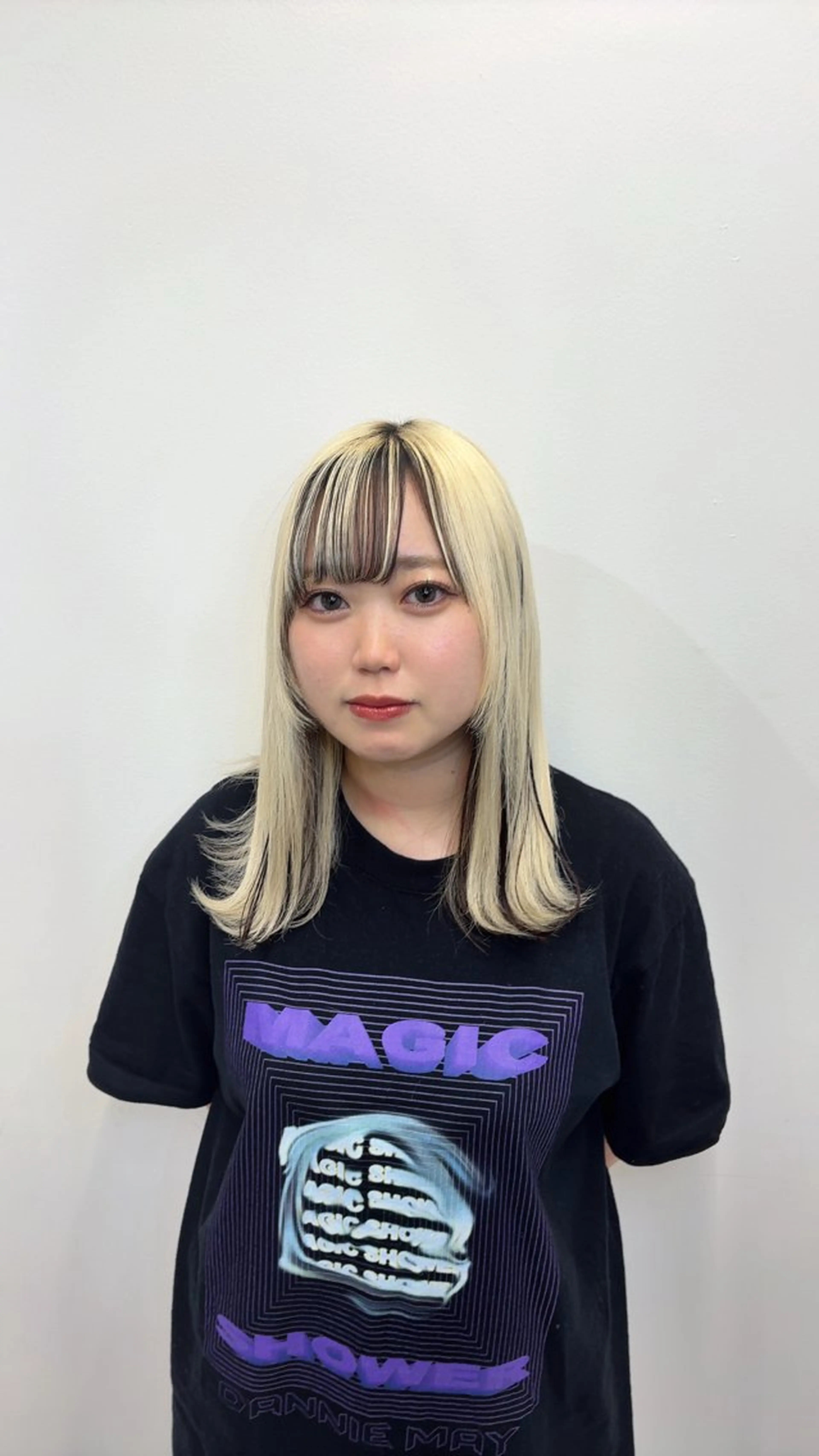 ミディアム ヘアカラー ガルボヘアー心斎橋店所属・心斎橋/髪型整形美容 師タケトのヘアスタイル