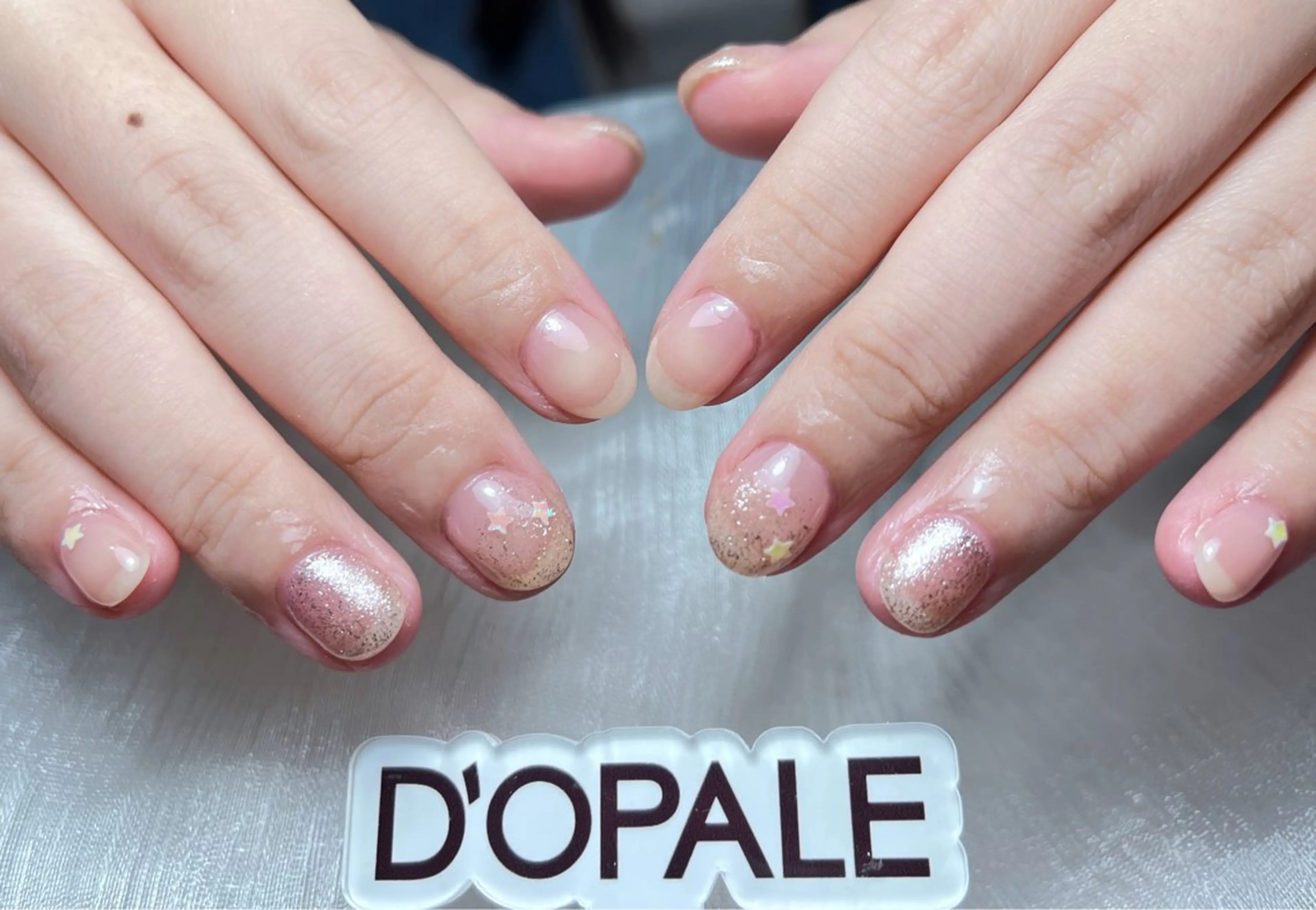 ネイル シンプルネイル D‘OPALEサロン所属・トパサロン 上野kkのネイルデザイン