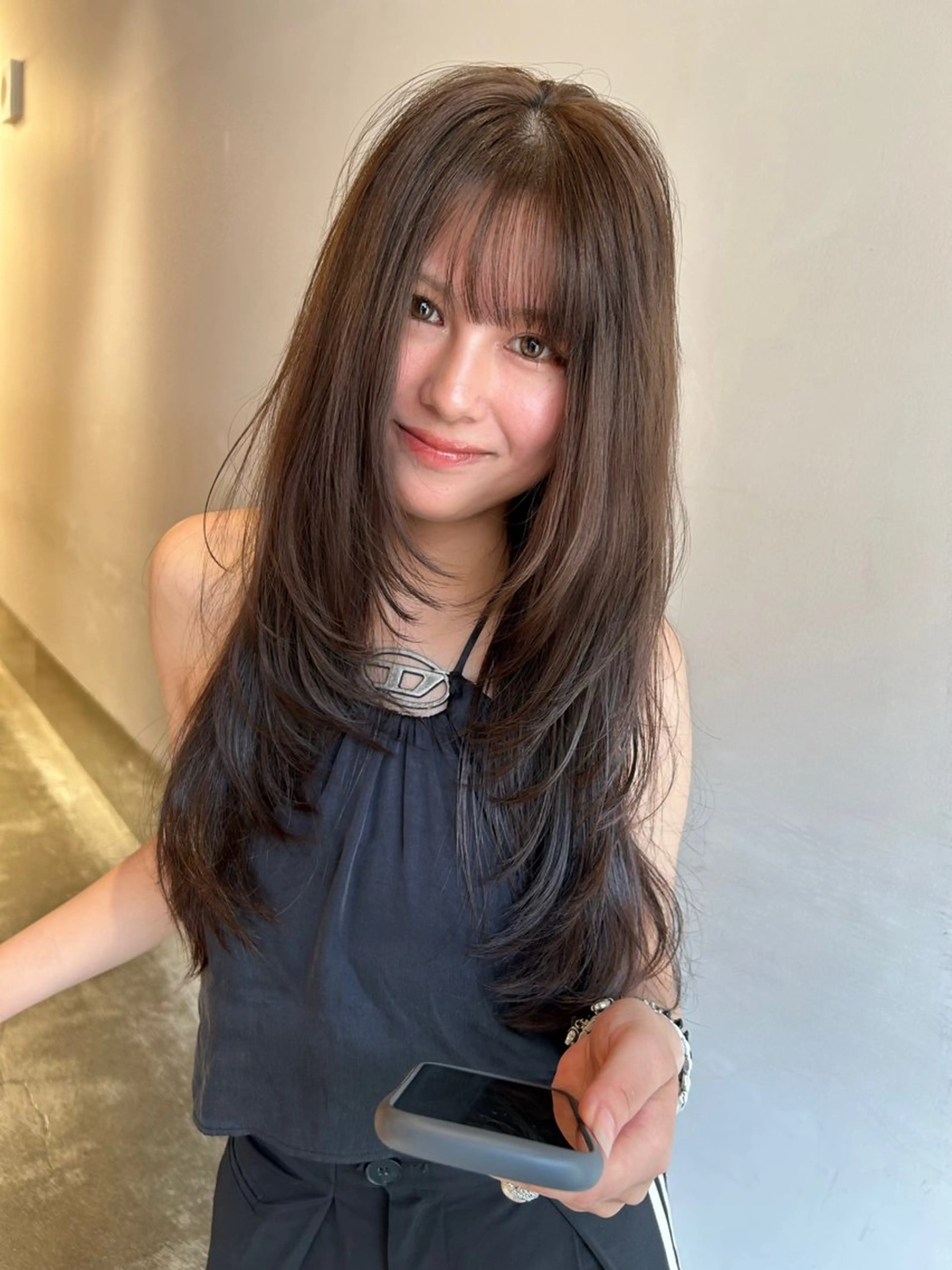 ロング カラー カット トリートメント land所属・透明感カラー/レイヤ ー🌙Honokaのヘアスタイル