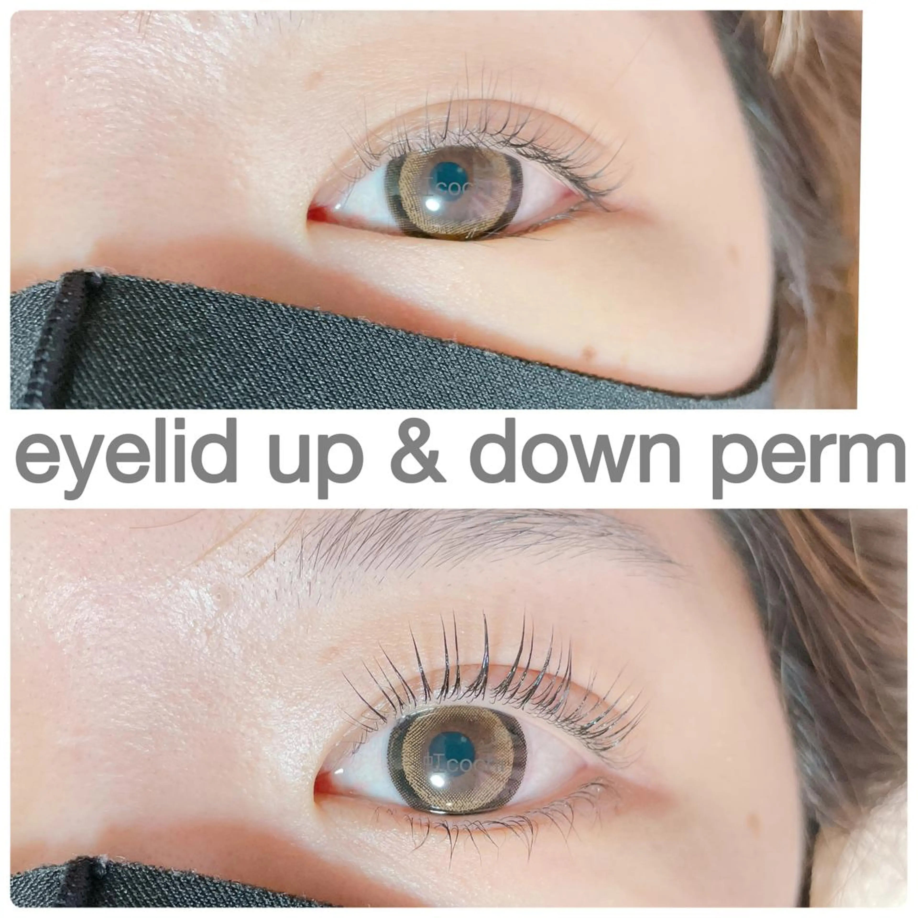 上下セットでお得に綺麗なお目元に♡ アイリッドアップパーマ＆アイリッドダウンパーマの写真