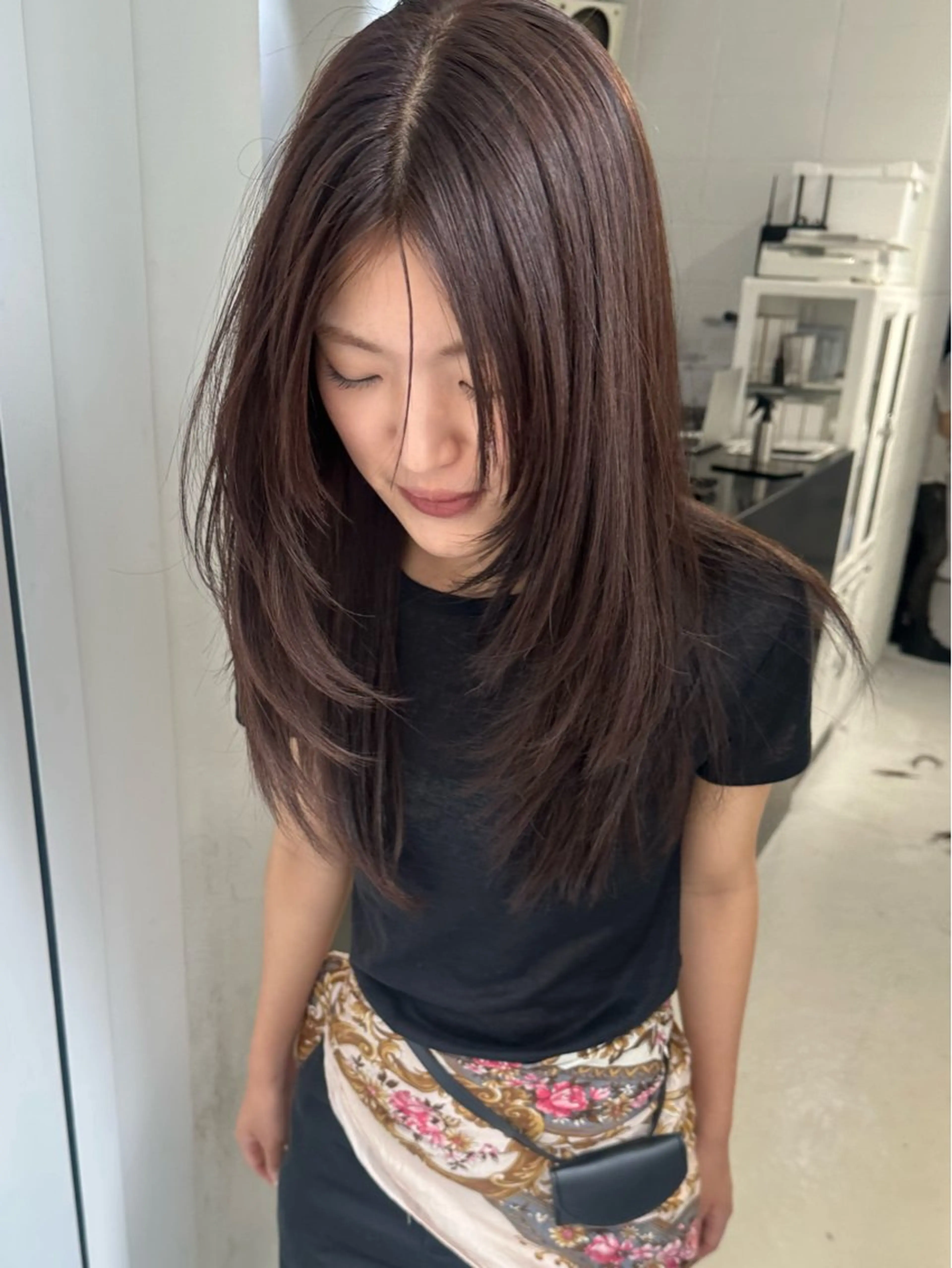 ロング カラー カット ヘアカラー トリートメント レイヤーカット/艶髪 ✨💭KIRARIのヘアスタイル