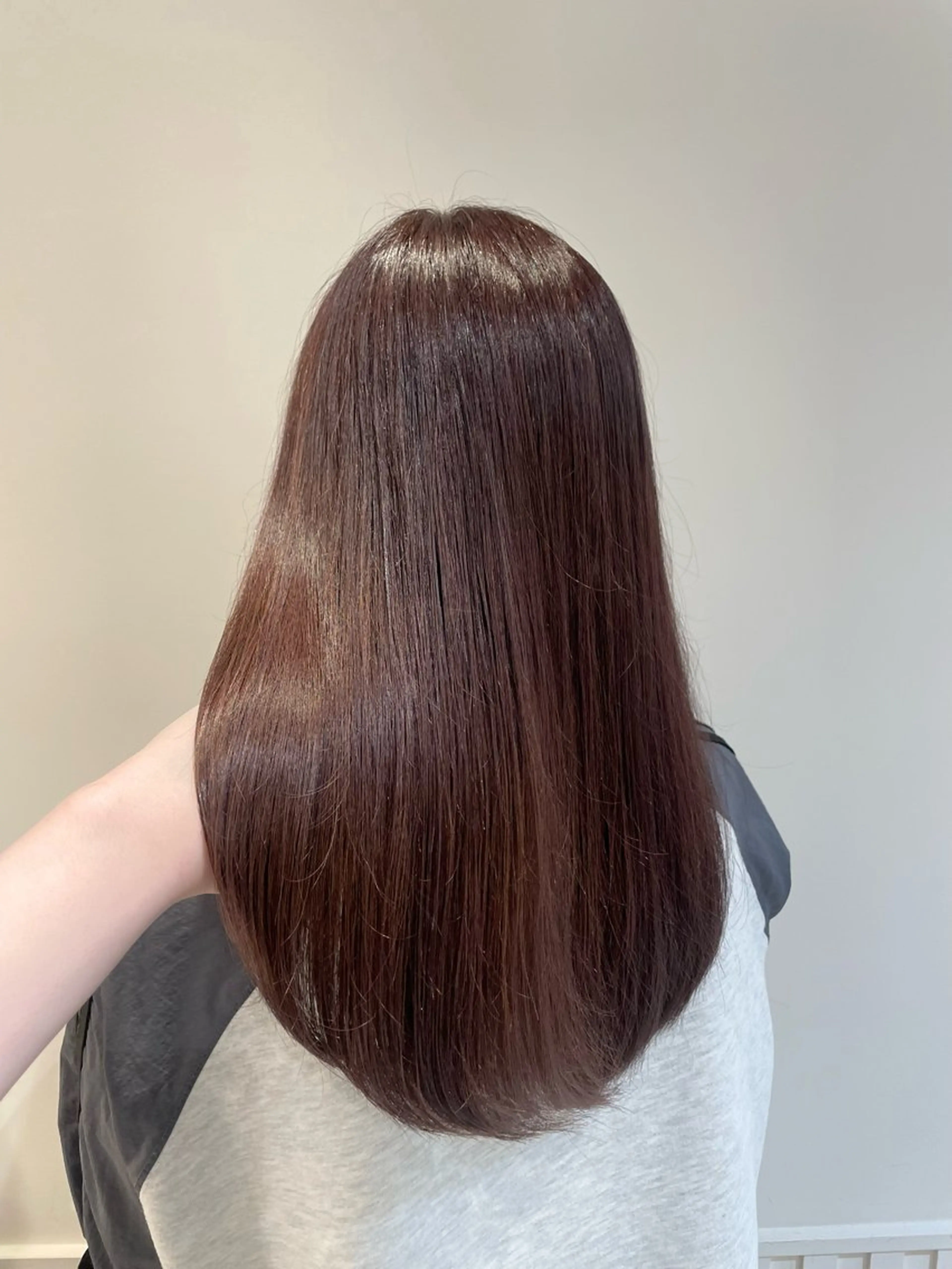 ロング カラー アッシュ ピンクカラー 韓国レイヤー/ハイト ーン🎀mizukiのヘアスタイル