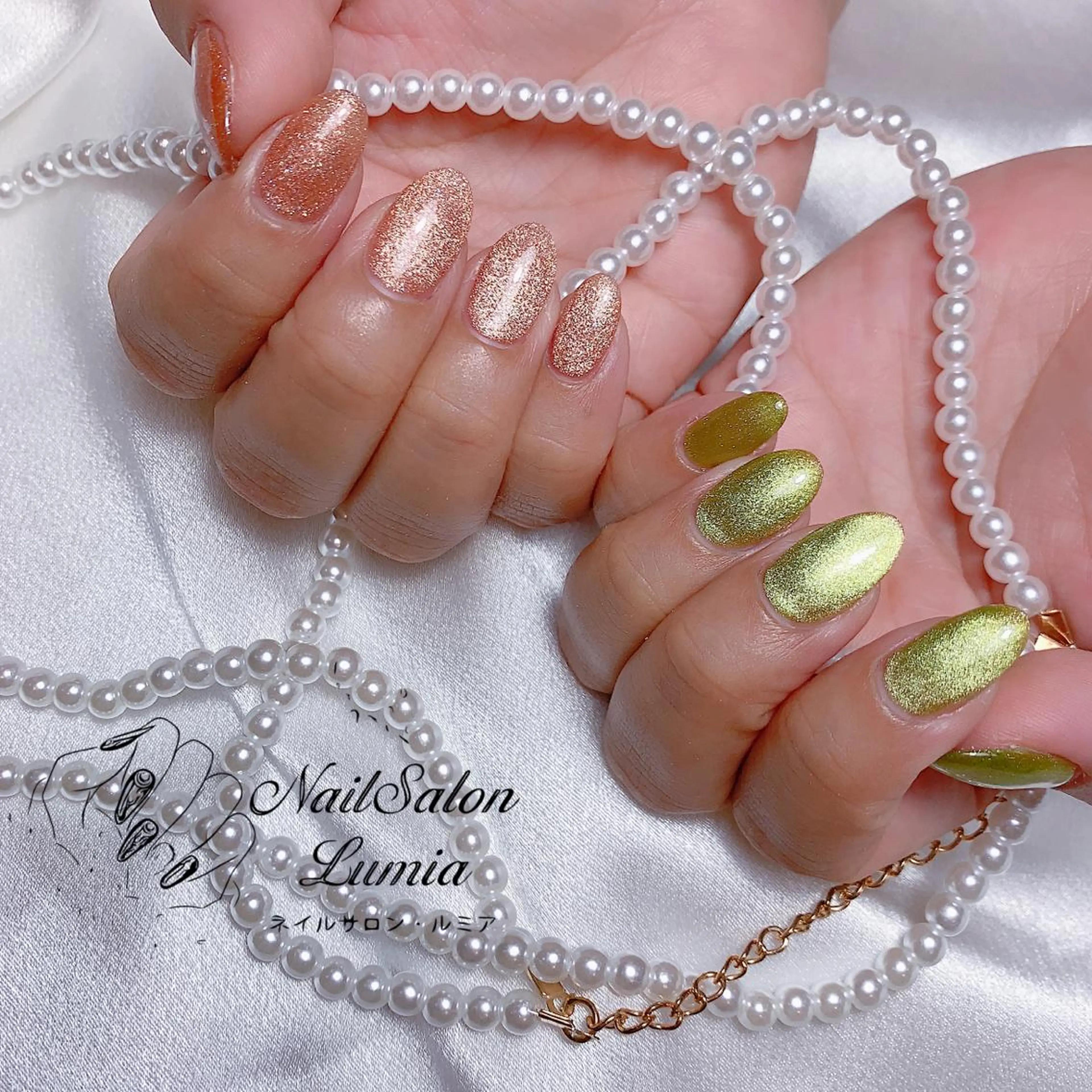 ネイル ハンドネイル ネイルサロン ルミア Lumia 店長のネイルデザイン