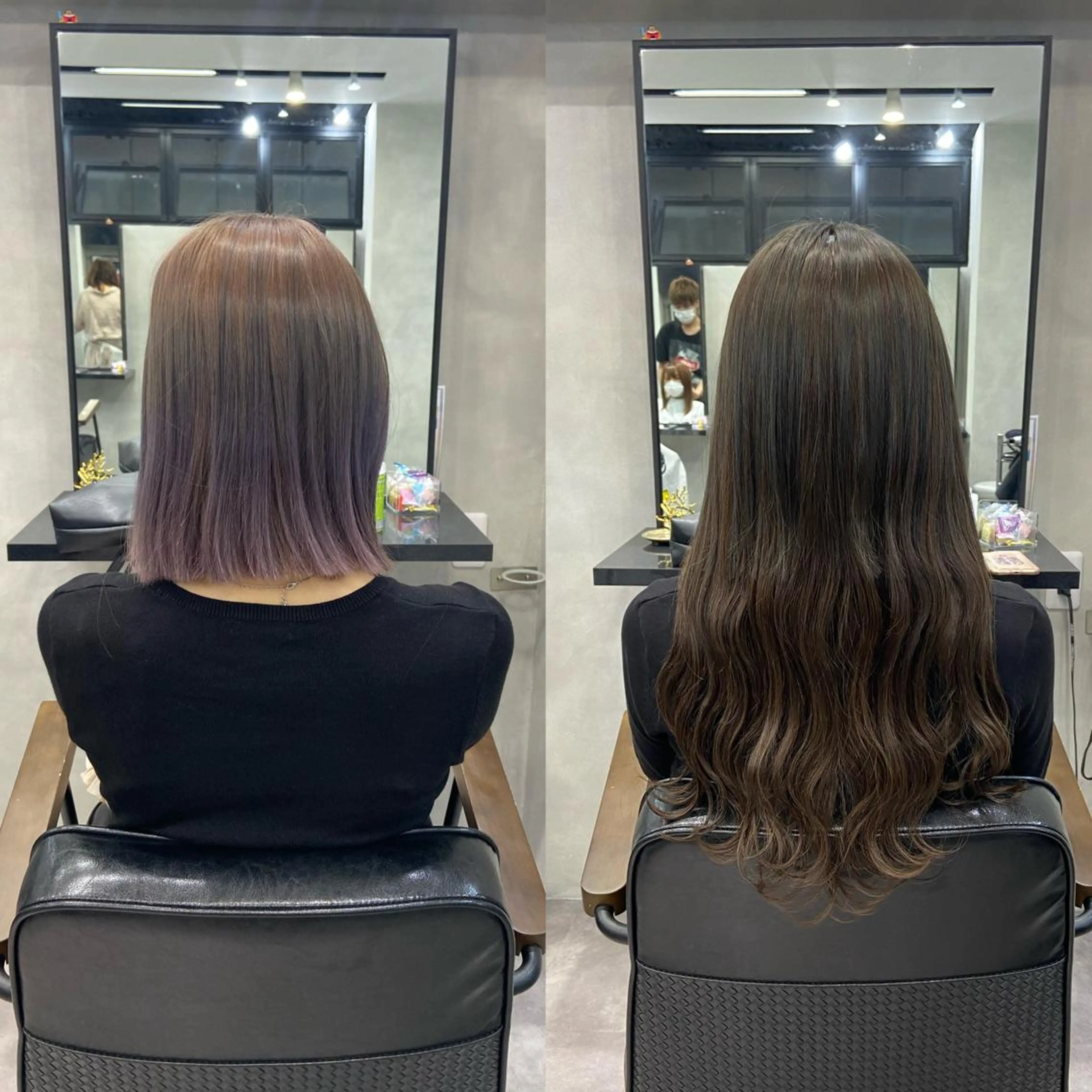 セミロング カラー ヘアアレンジ ar+ ❤︎ maiのヘアスタイル