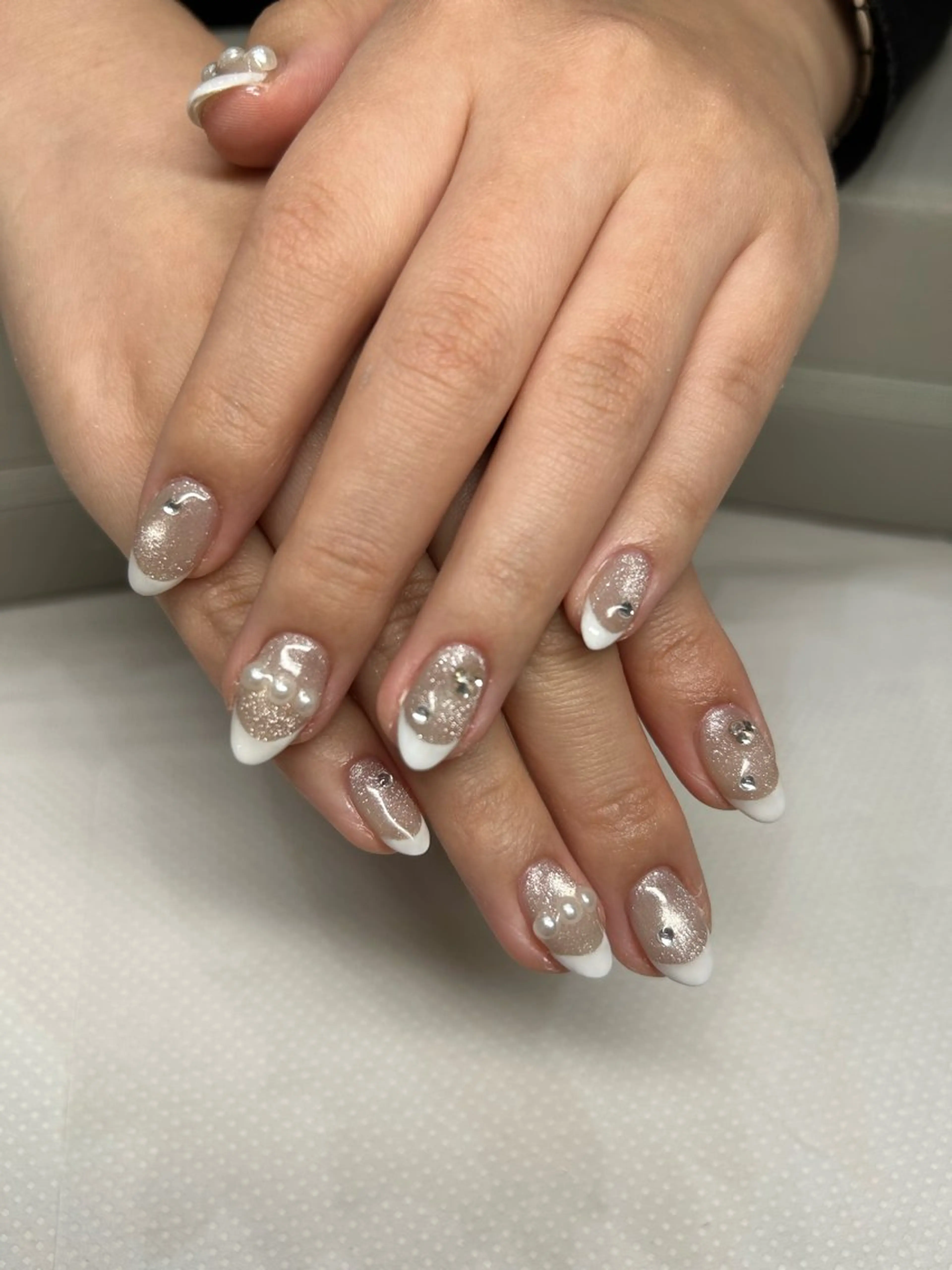 ネイル ハンドネイル THE BALM🤍 金宮のネイルデザイン