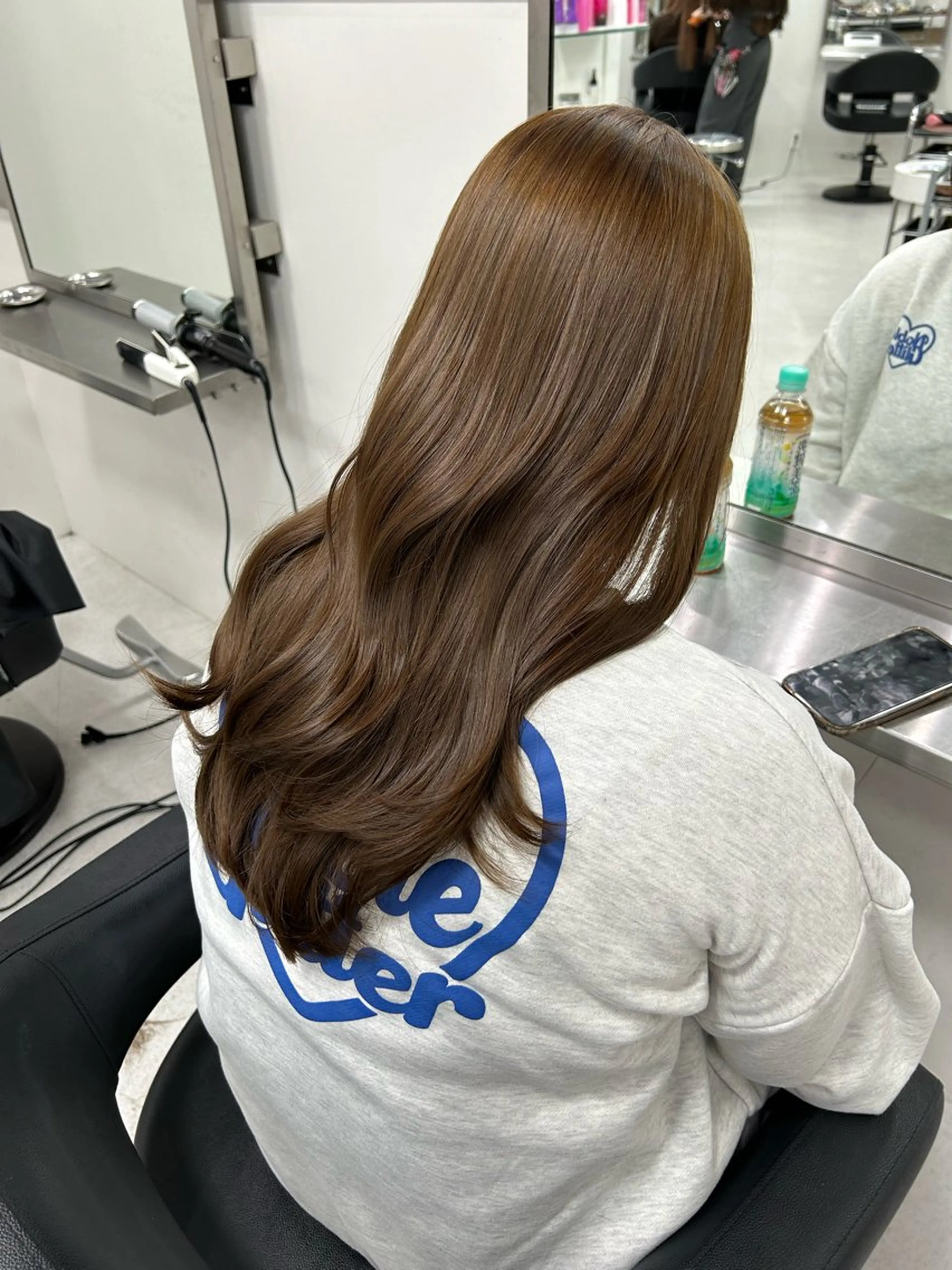 ロング カラー ブリーチ ブラウンカラー ダブルカラー ブリーチなしカラー カット ヘアカラー Beleza 渋谷所属・Kazusa/渋谷/ エクステ/ハイトーンのヘアスタイル