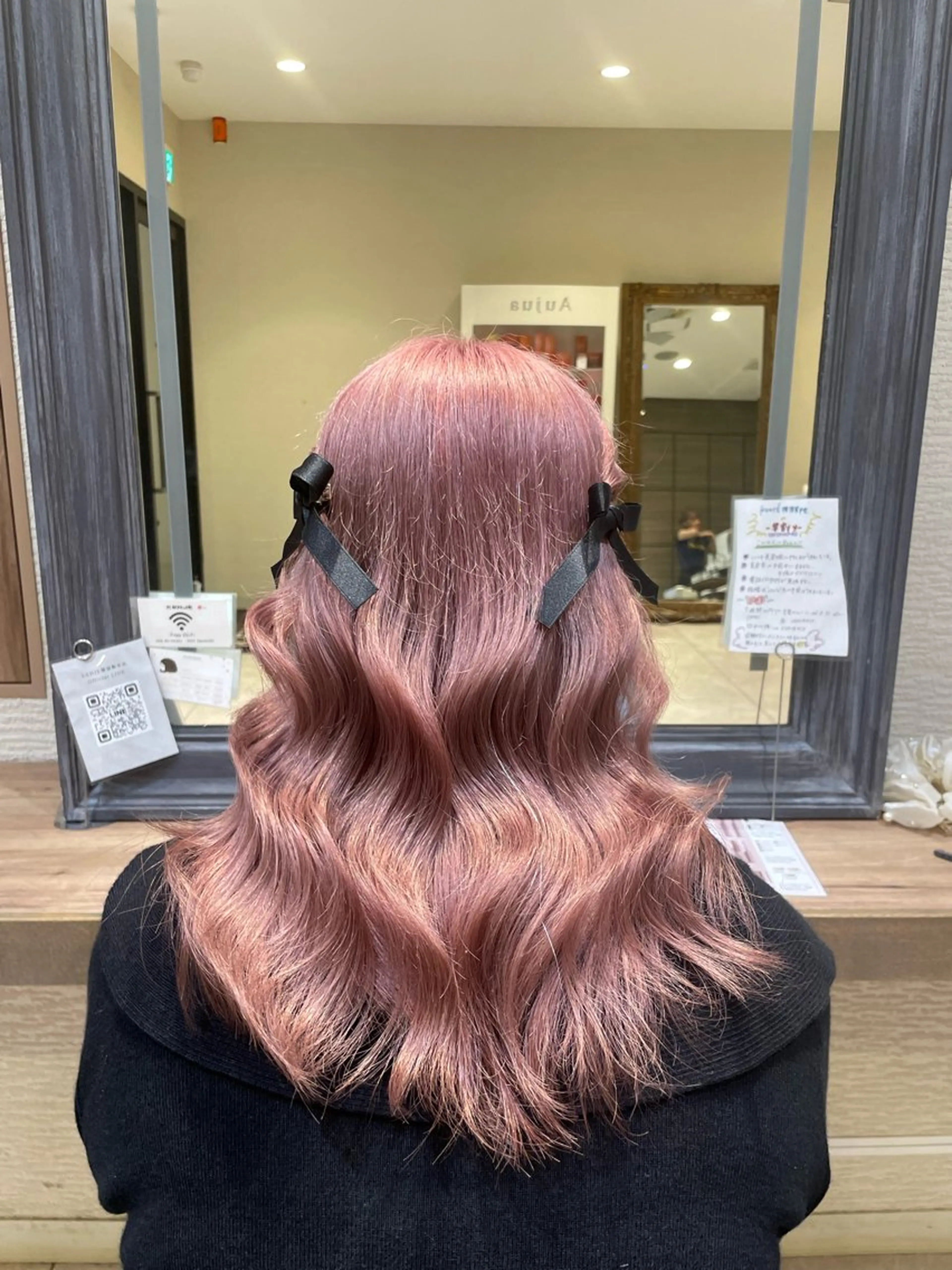 カラー ラベンダーカラー ピンクカラー ピンクラベンダー 暖色カラー💞🎀 ゆいのヘアスタイル