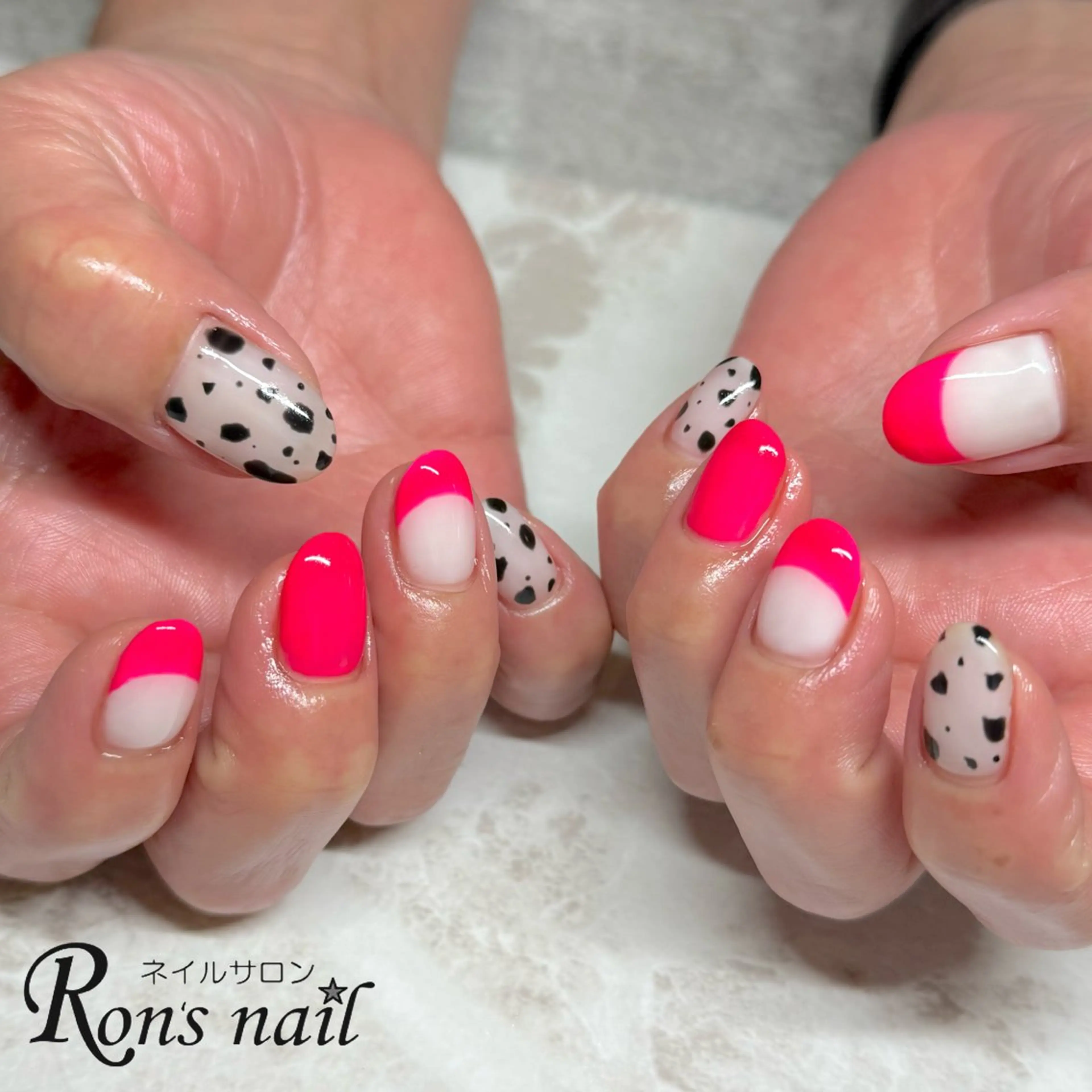 ネイル Ron's nail 笹岡のネイルデザイン
