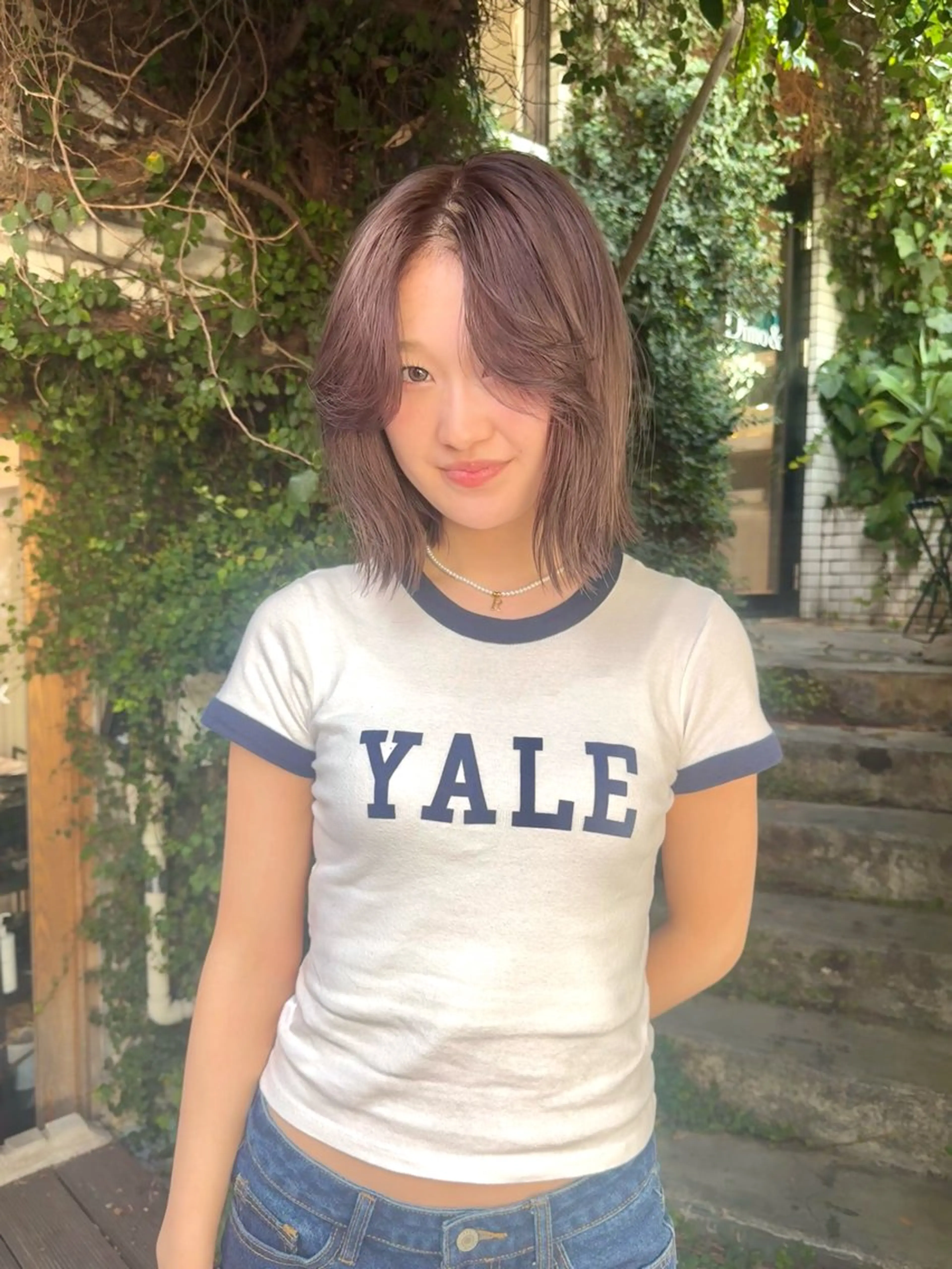 ミディアム 捺葵 @72tomi__のヘアスタイル