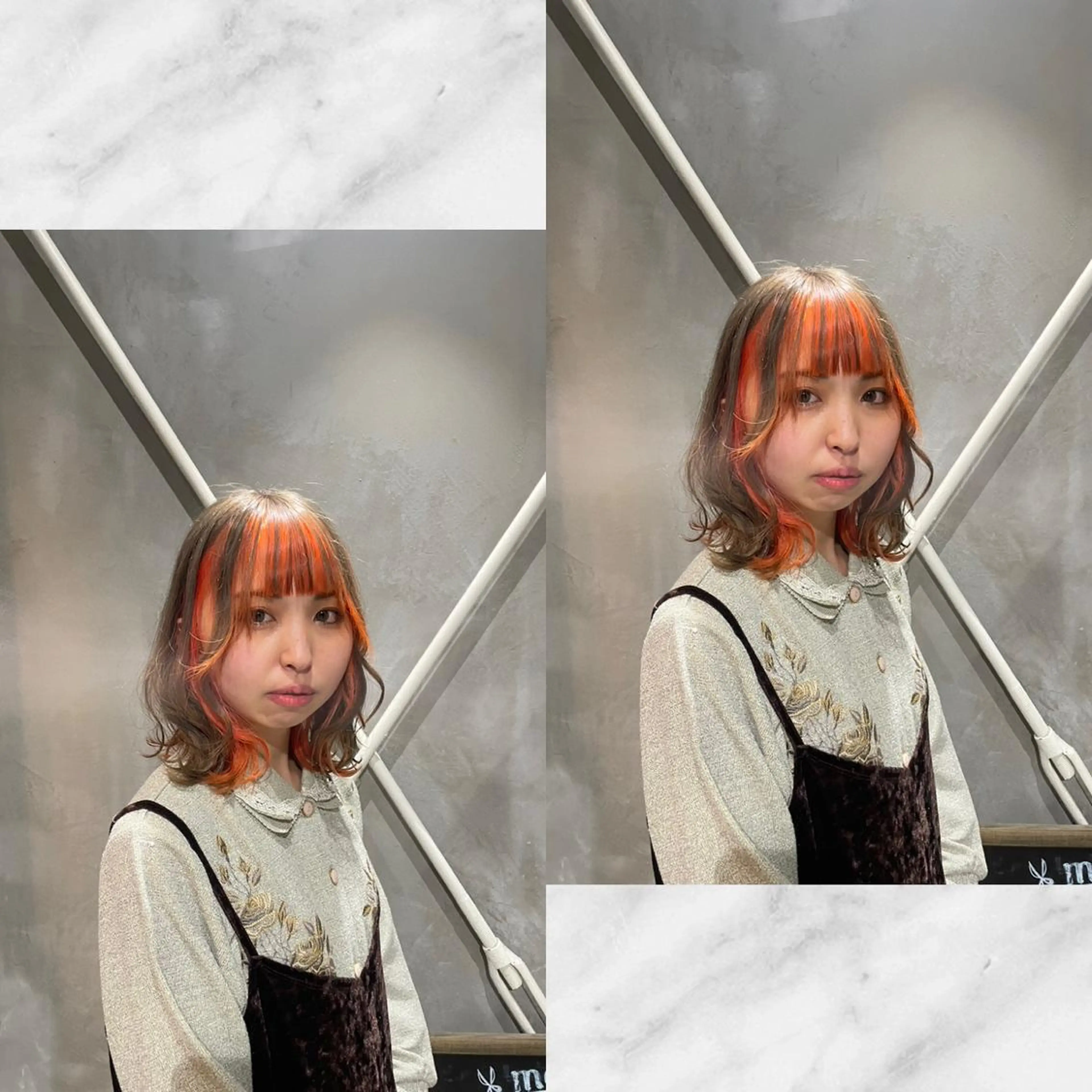 ミディアム カラー 大人ショート🥂みつ はし こうだい🦕のヘアスタイル