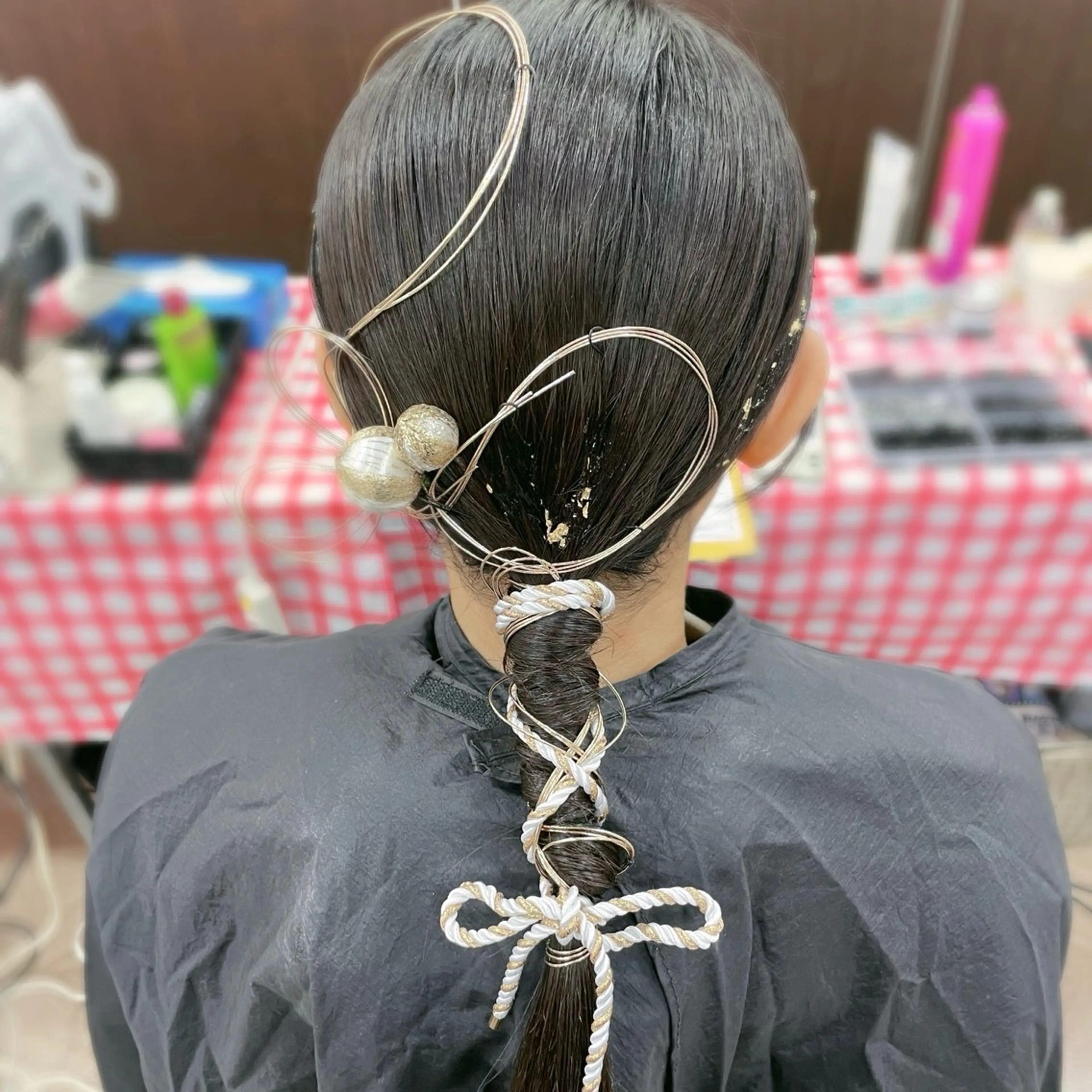 セミロング ヘアセット 💎韓国ヘア💎 Harukaのヘアスタイル