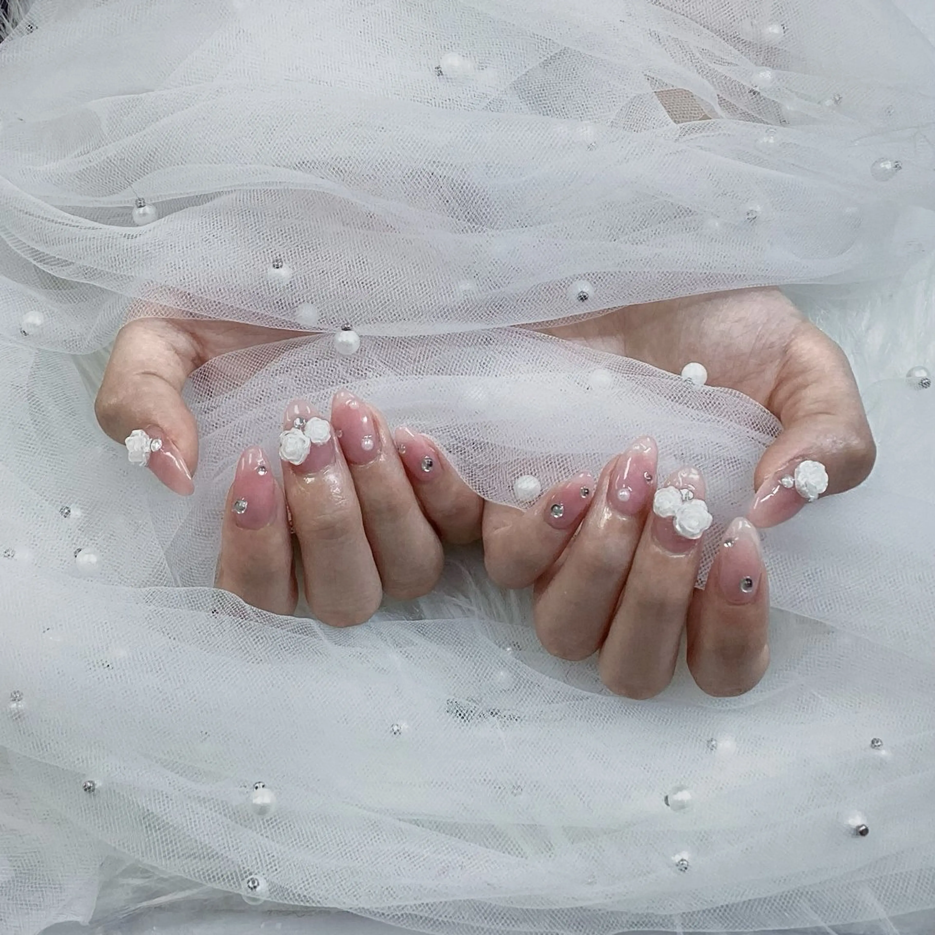 ネイル パーツ全部¥110 サロンミミのネイルデザイン