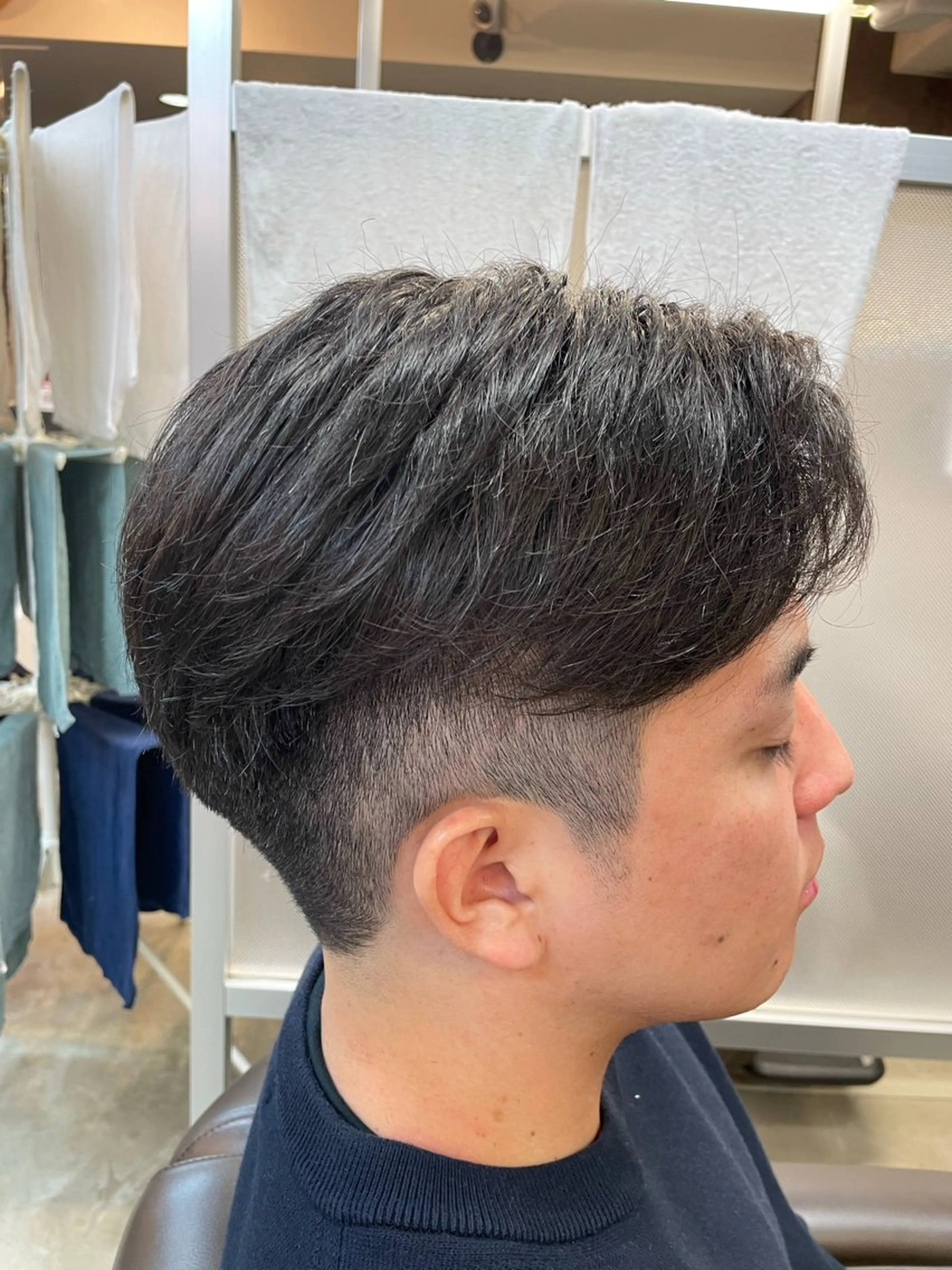 ショート メンズ メンズパーマ特化 カバヤマ　リョウのヘアスタイル