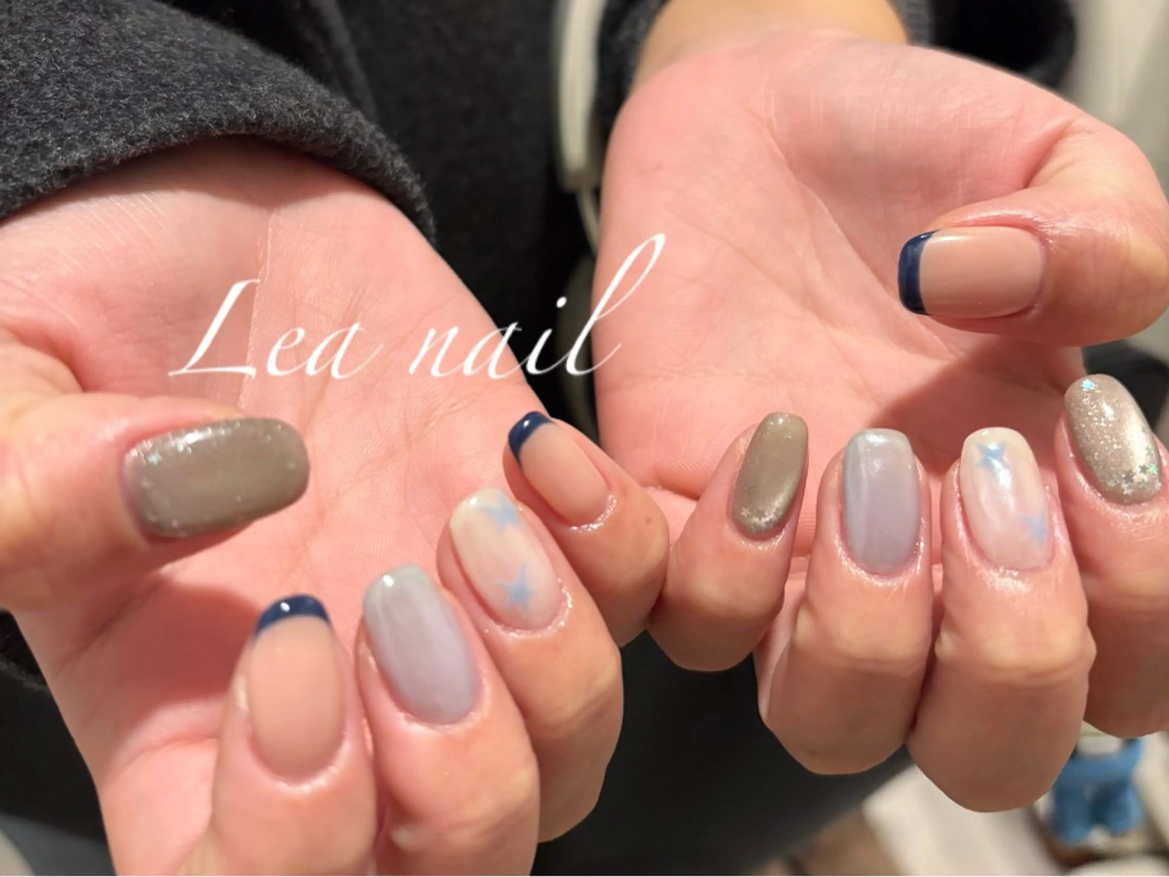 ネイル ハンドネイル Lea nail所属・五十部 瞳子 パラジェルのネイルデザイン