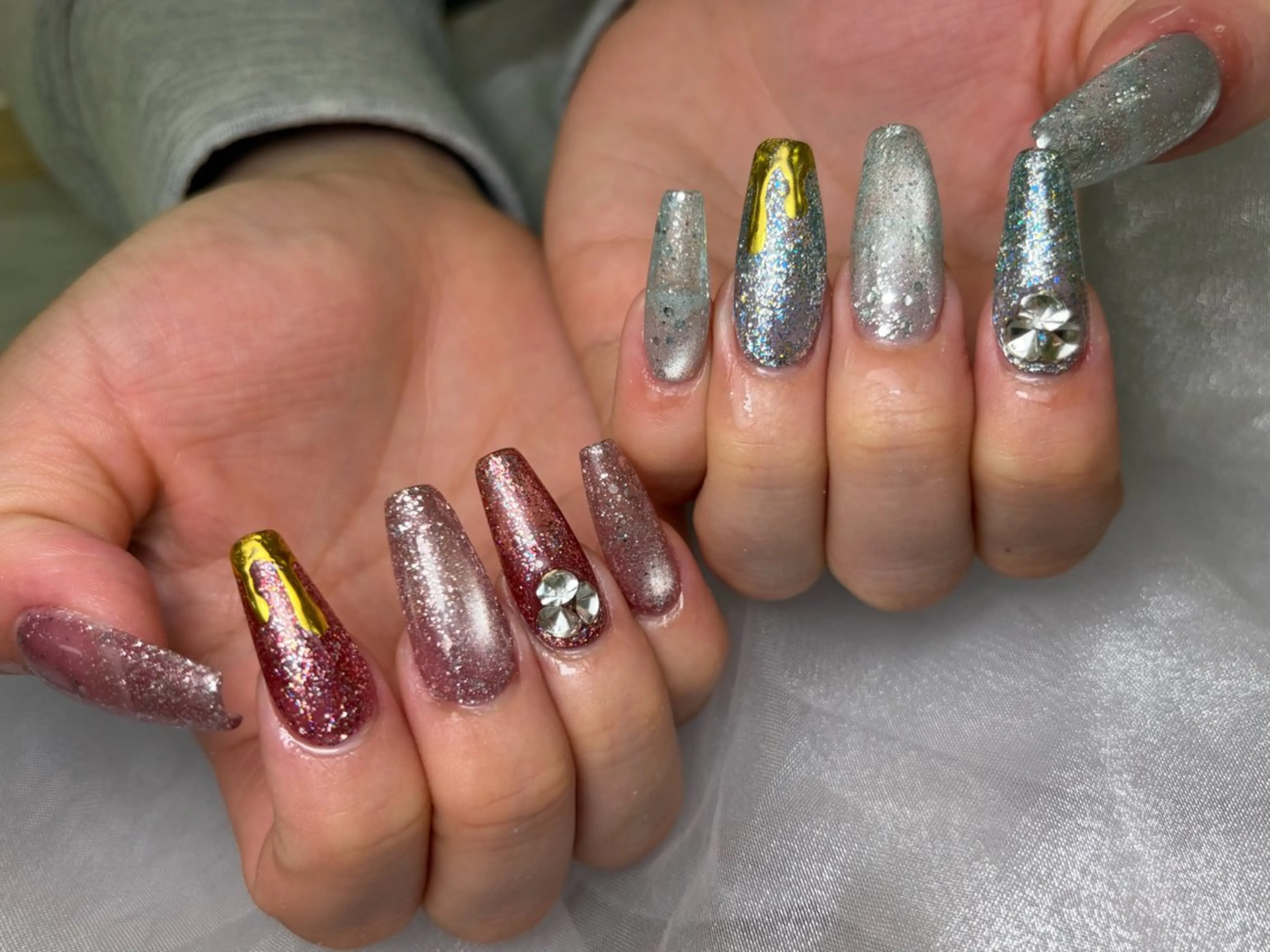 ネイル ハンドネイル Mana‪ ‪·͜· ❤︎‬のネイルデザイン