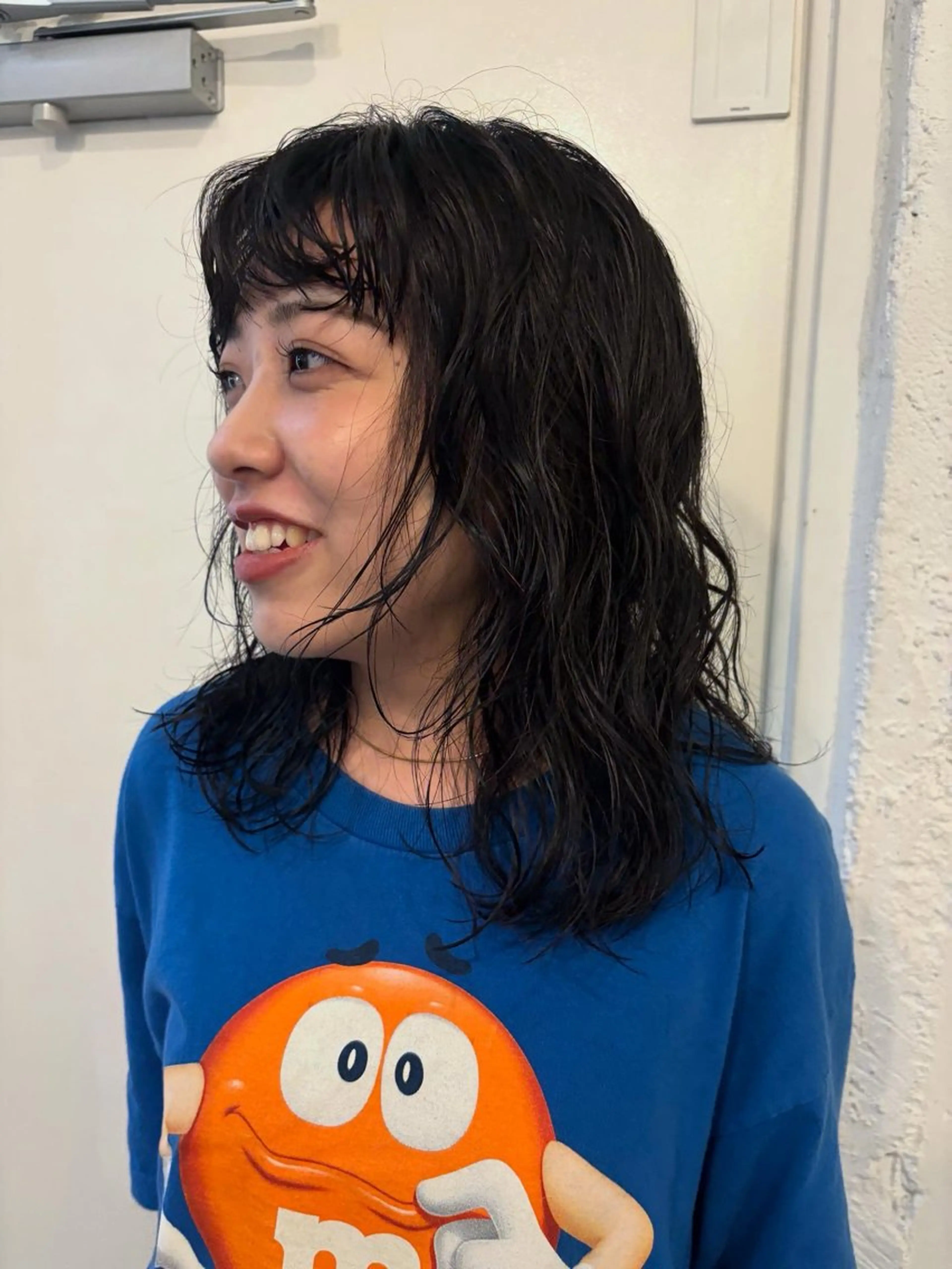 ミディアム パーマ ✴︎UNU ✴︎モエカのヘアスタイル