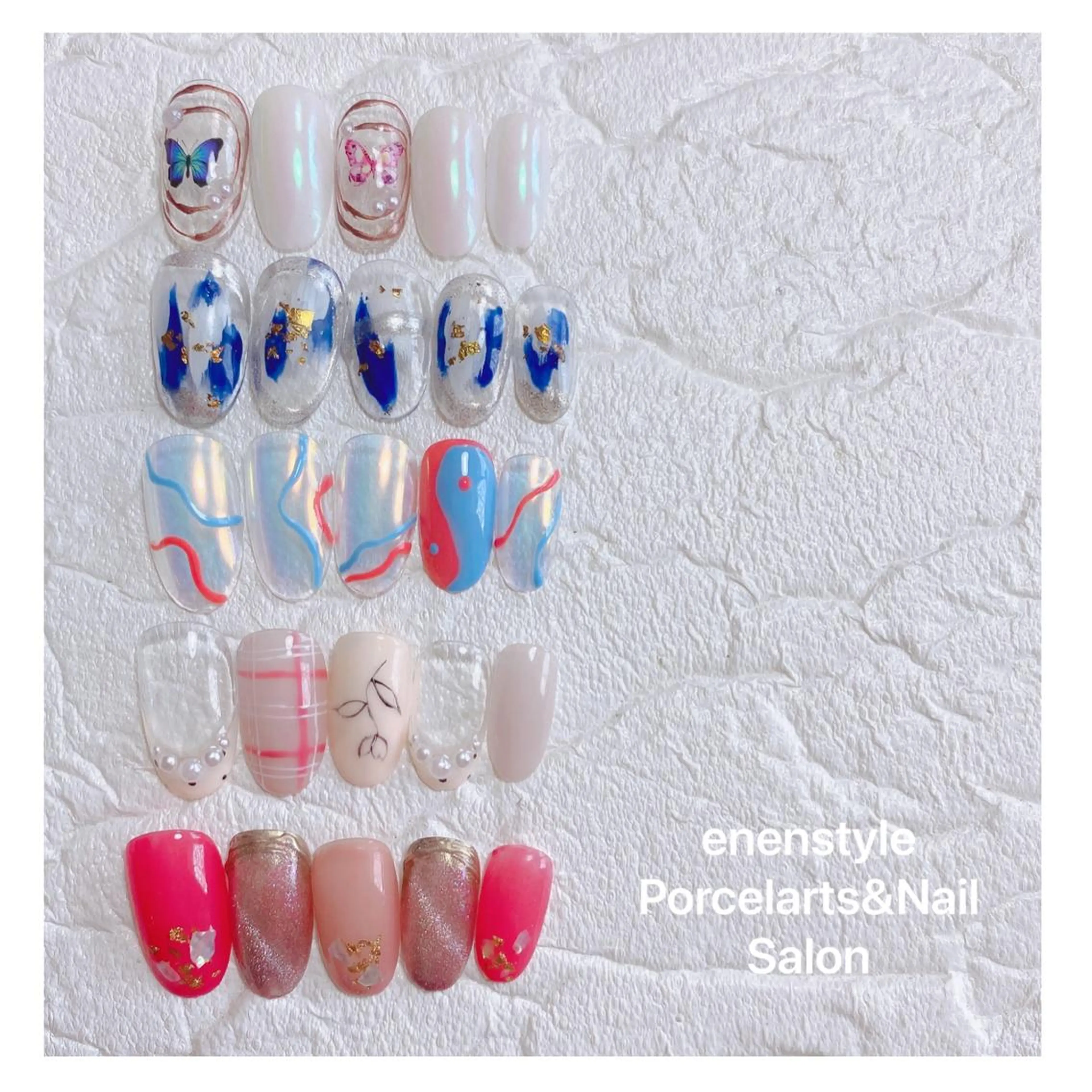 ミディアム ネイル 👑enen style👑のネイルデザイン