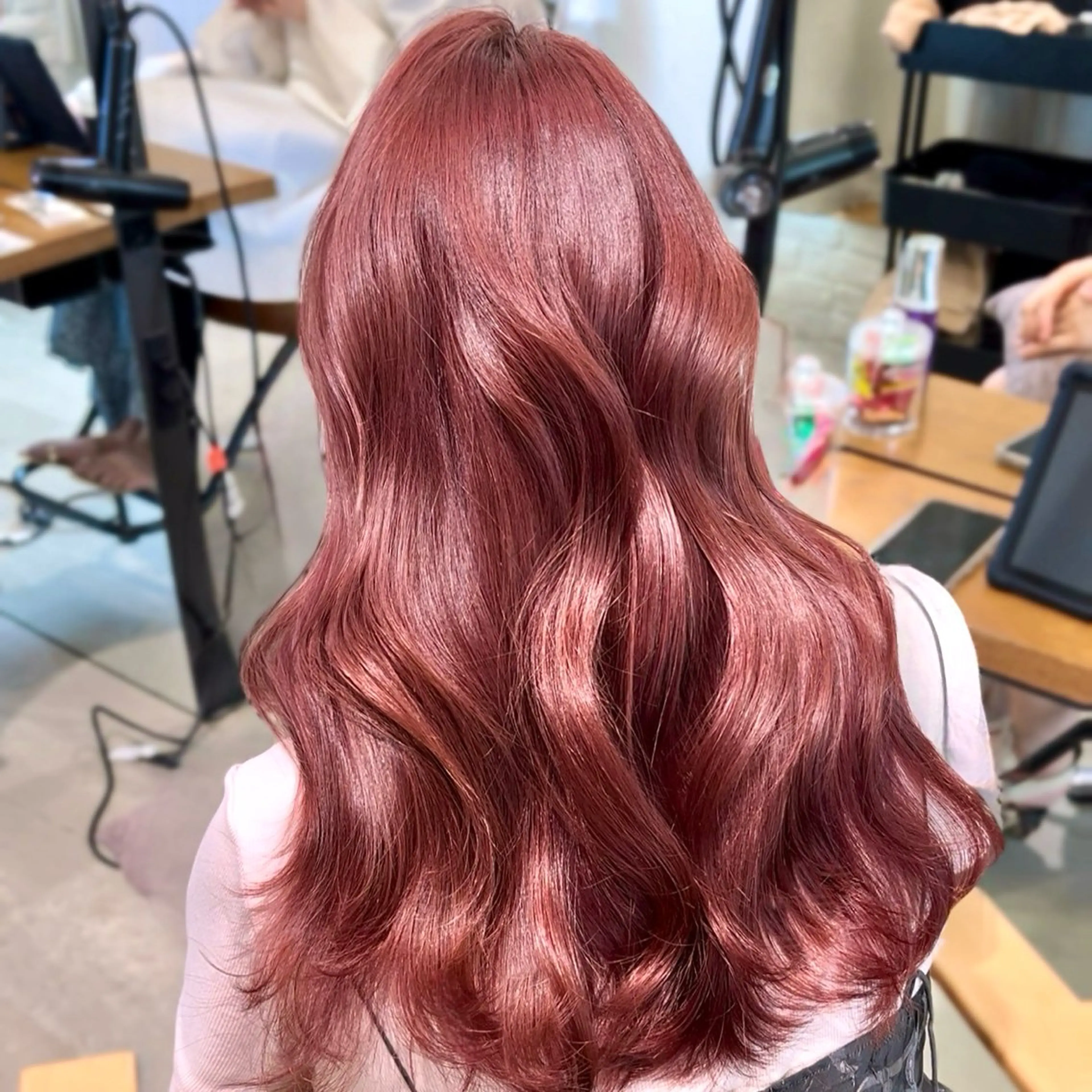 ロング カット ヘアカラー トリートメント 🪞レイヤー/暖色カ ラー🧸mai🎀のヘアスタイル