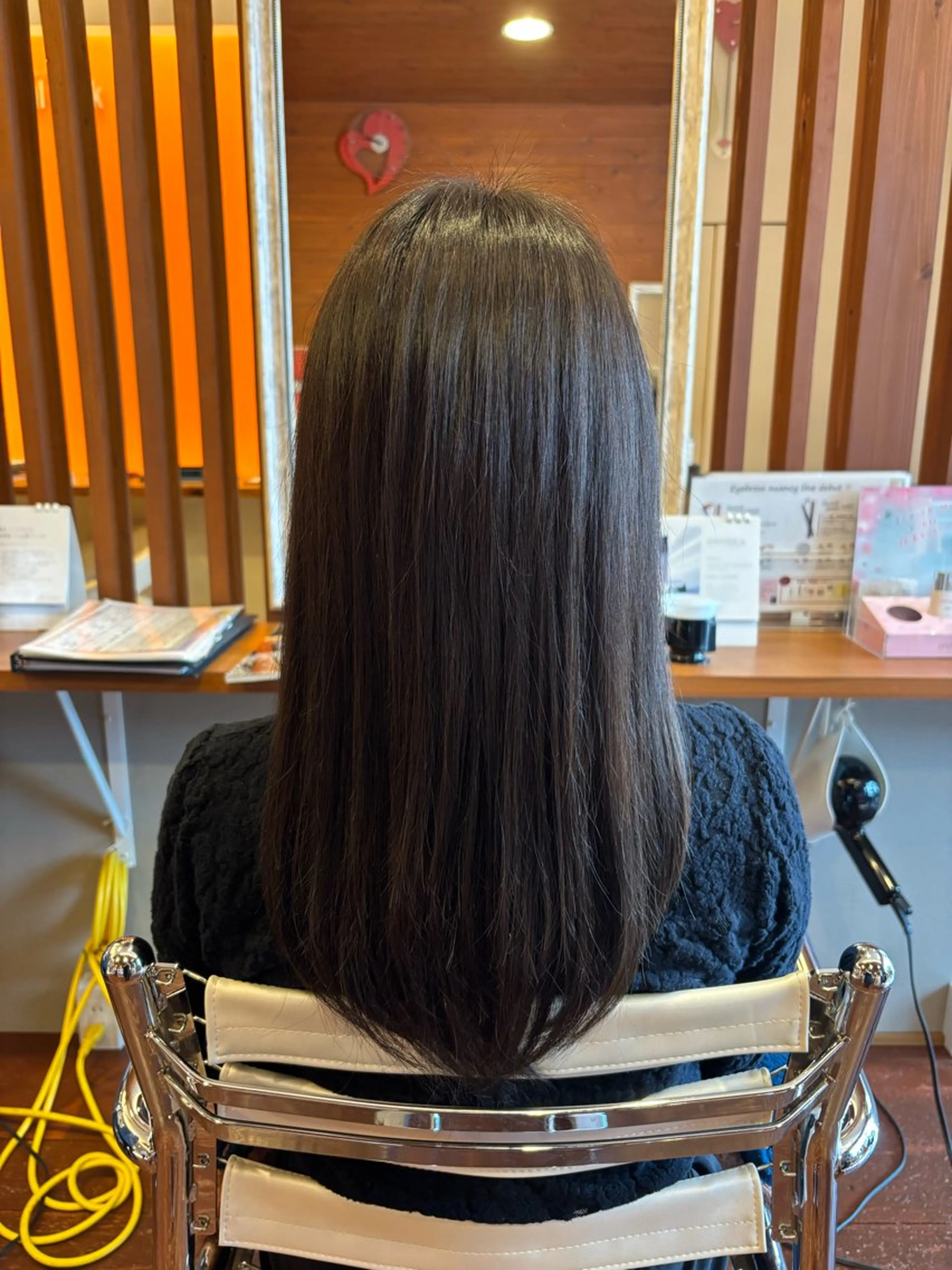 セミロング ヘアカラー トリートメント peal ark いろはのヘアスタイル