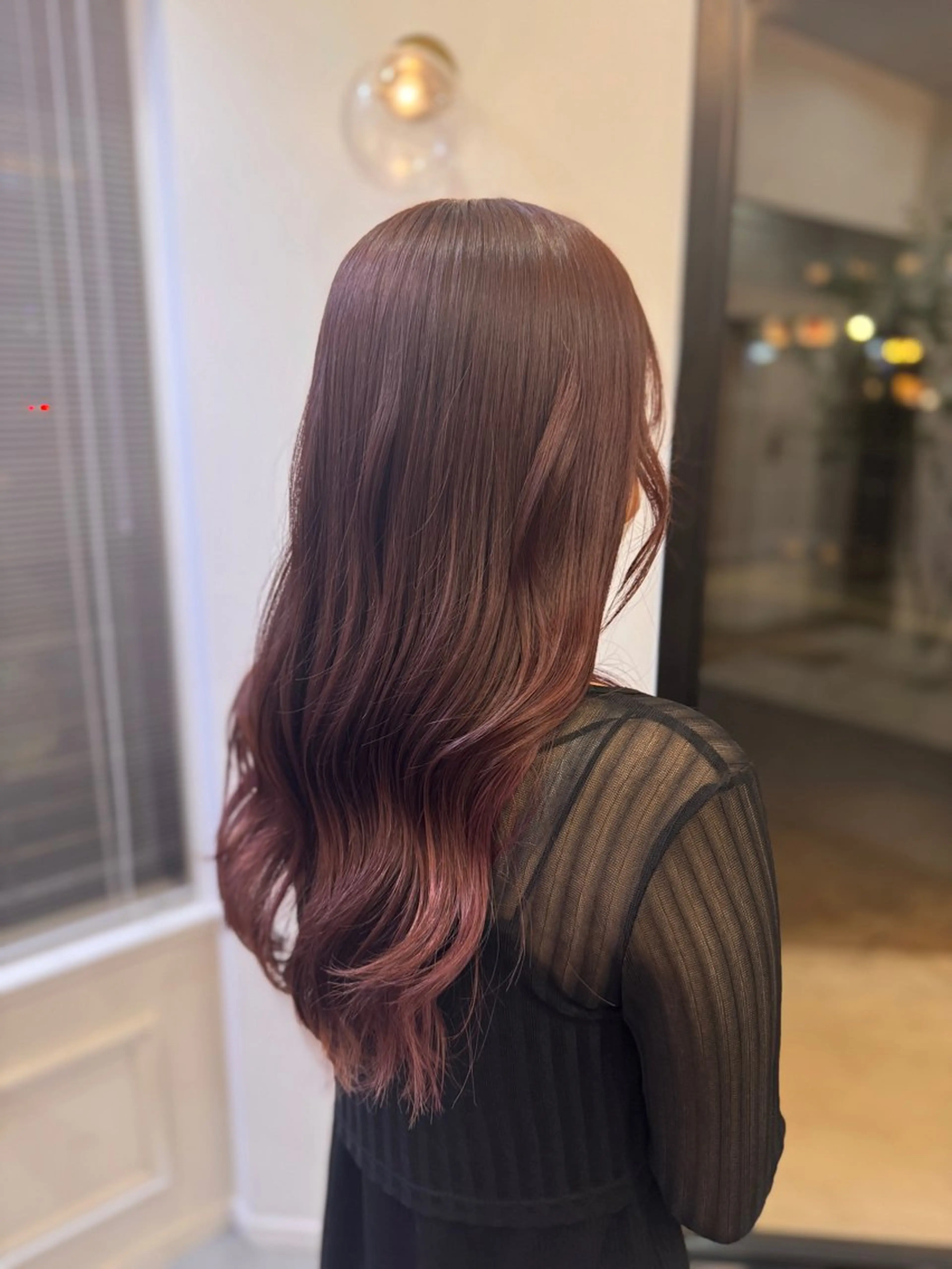 ロング カラー 天野 珠華のヘアスタイル