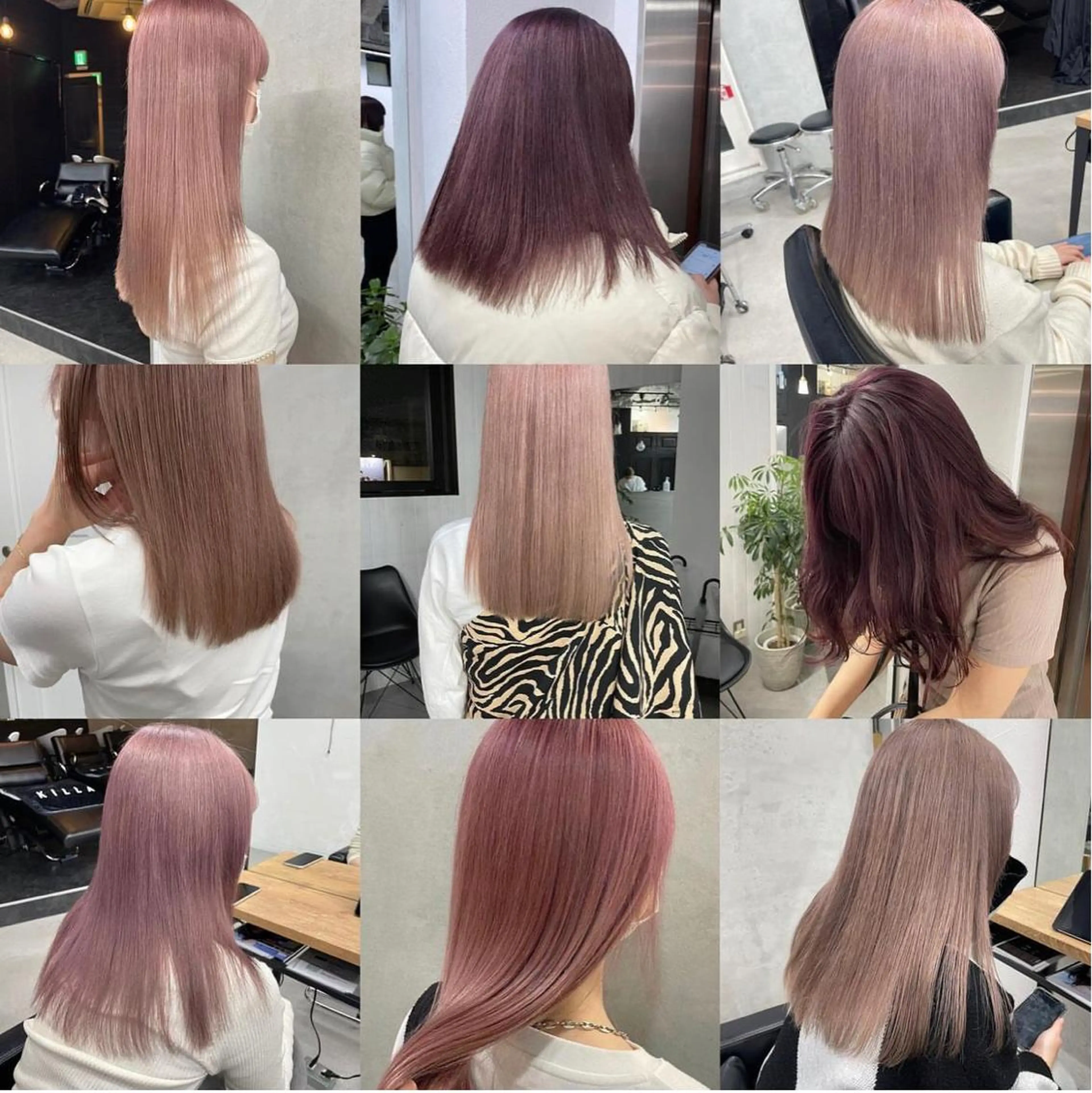 ロング カラー ヘアアレンジ ヘアカラー トリートメント 韓国/ハイトーン/ ボブ🎀MIKU🎀のヘアスタイル