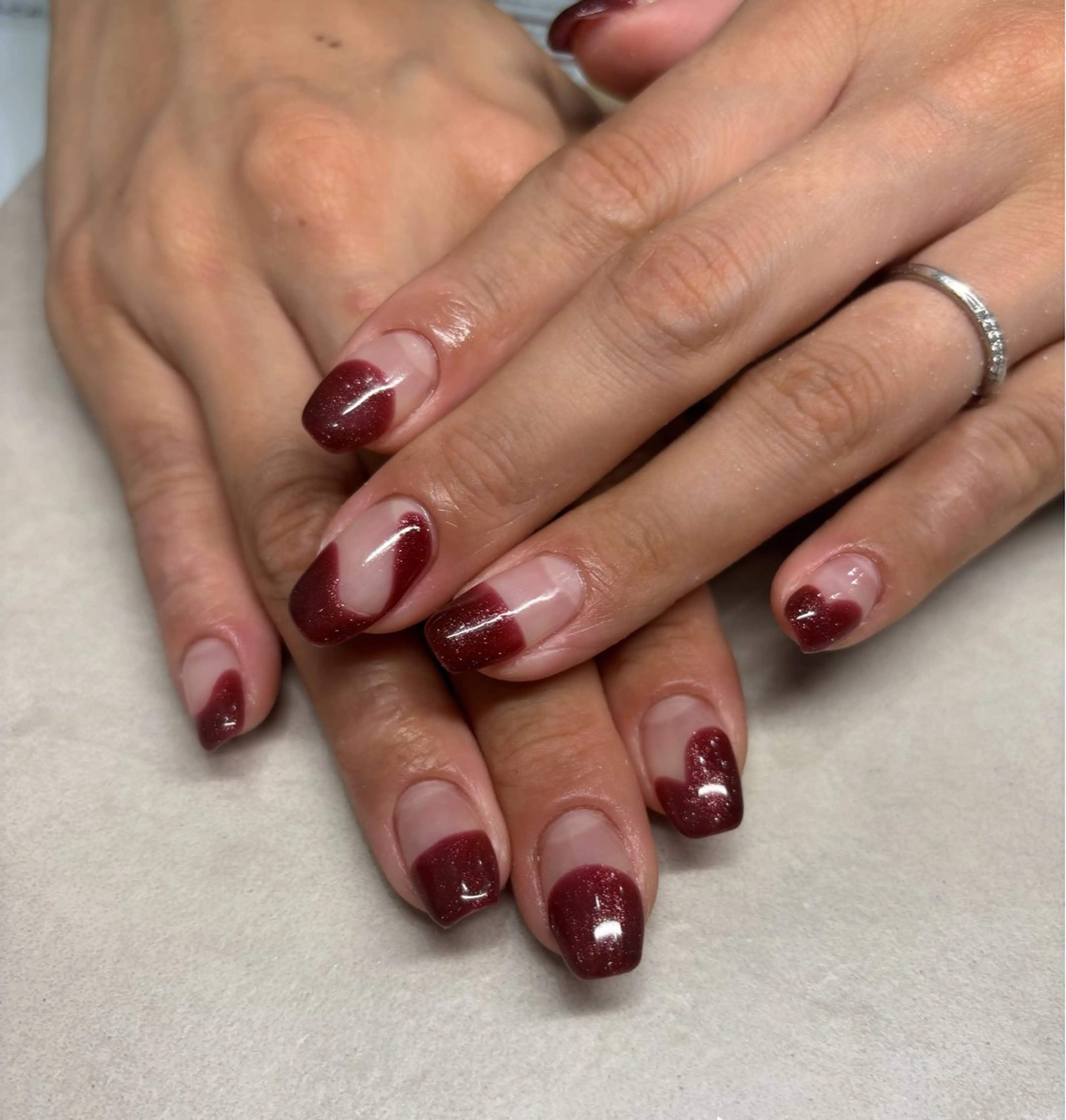 ネイル フレンチネイル ハンドネイル LICO HAIR＆RELAXATION一宮店所属・LICO 一宮ネイリストのネイルデザイン