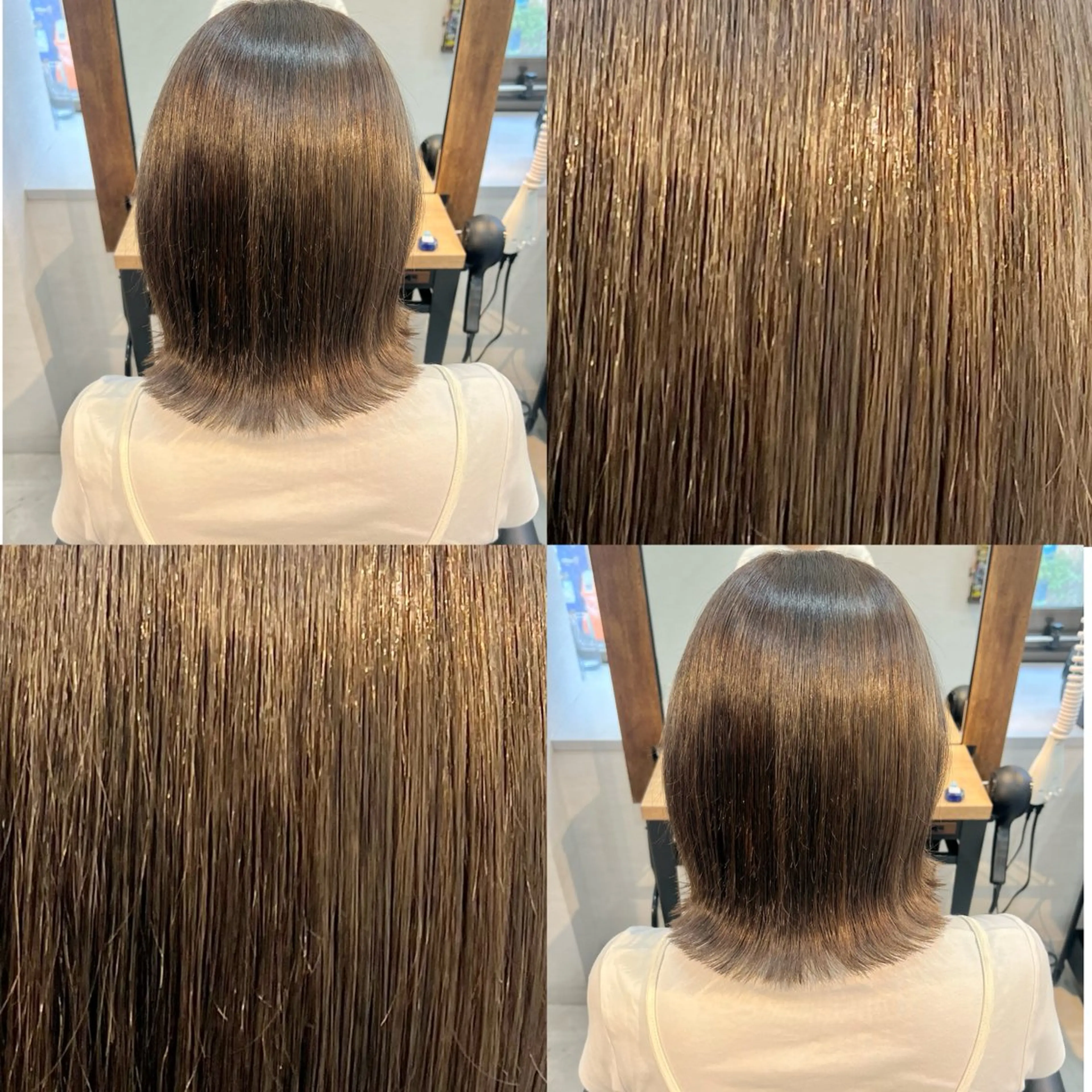 ミディアム カラー ベージュカラー ブリーチ 透明感カラー ダブルカラー ブリーチなしカラー hair salon  N所属・透明感カラー/艶髪 🌷ちばなお🌷のヘアスタイル