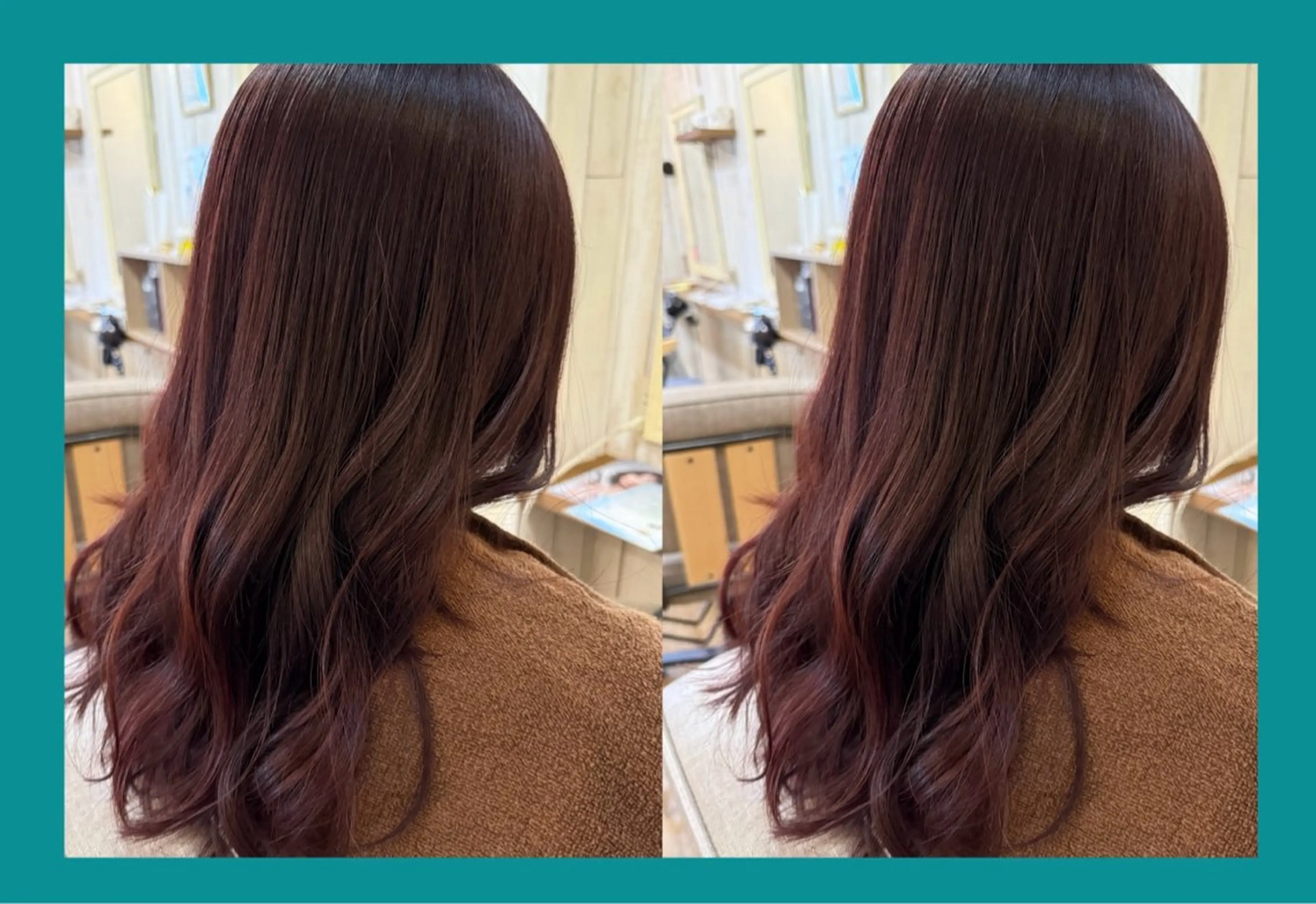 セミロング カラー ブリーチ ブリーチなしカラー ピンクカラー カット ヘアカラー トリートメント ヘッドスパ 髪質改善/ハイトーン /茅ヶ崎/YUKAのヘアスタイル